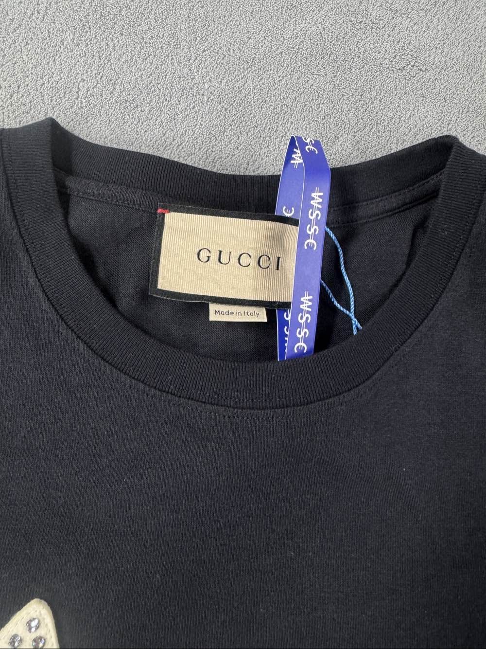 Gucci Gucci Rhinestone Graphic T-Shirt Size S Size S / US 4 / IT 40 - 3 Thumbnail