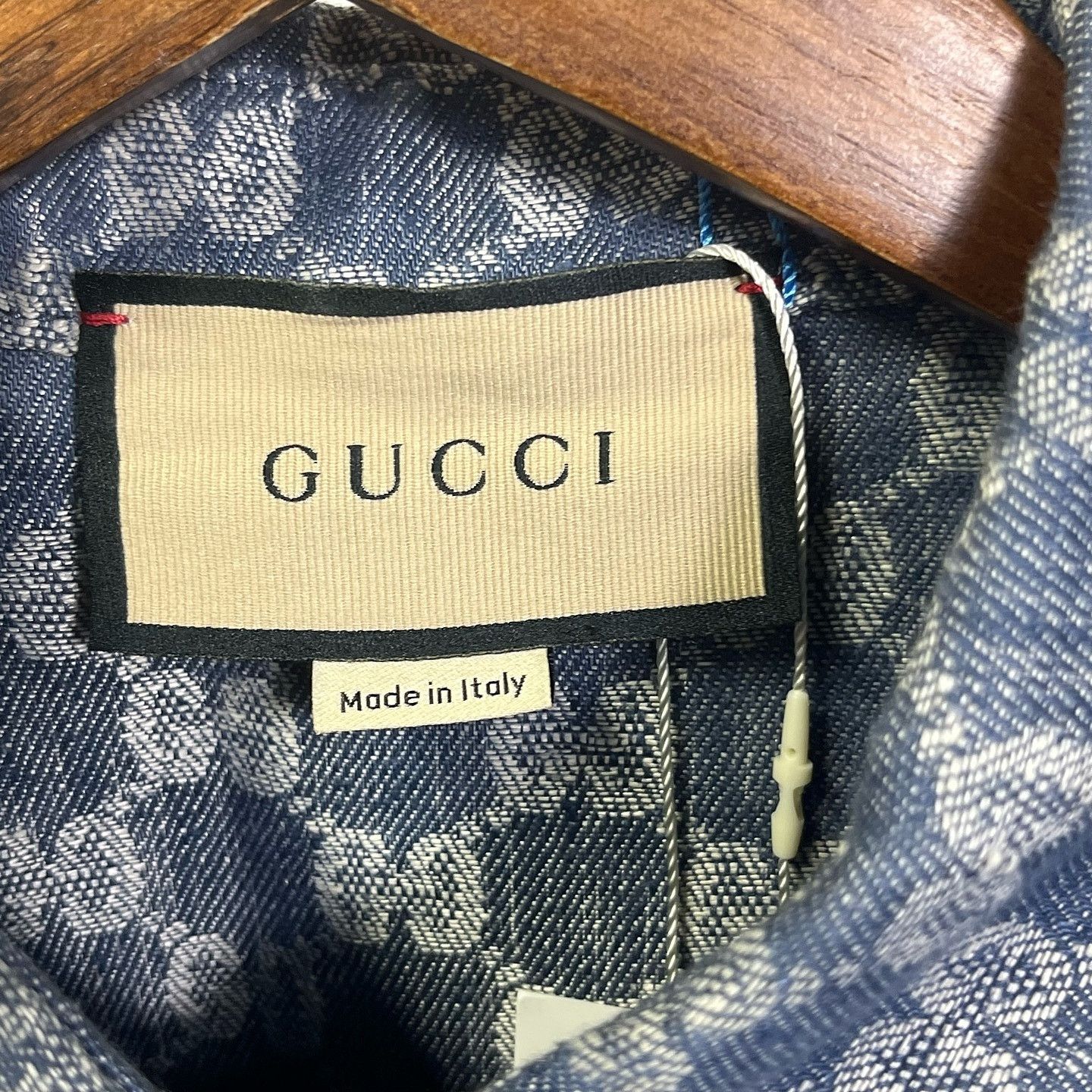 Gucci Gucci Monogram Jacquard Linen Shirt Size 42 Size M / US 6-8 / IT 42-44 - 3 Thumbnail