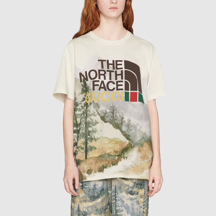 Gucci Gucci x The North Face Landscape T-Shirt Size XL Size XL / US 12-14 / IT 48-50 - 6 Thumbnail