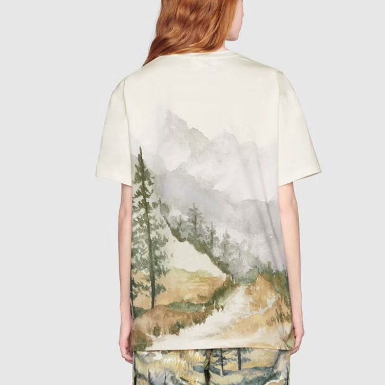 Gucci Gucci x The North Face Landscape T-Shirt Size XL Size XL / US 12-14 / IT 48-50 - 7 Thumbnail