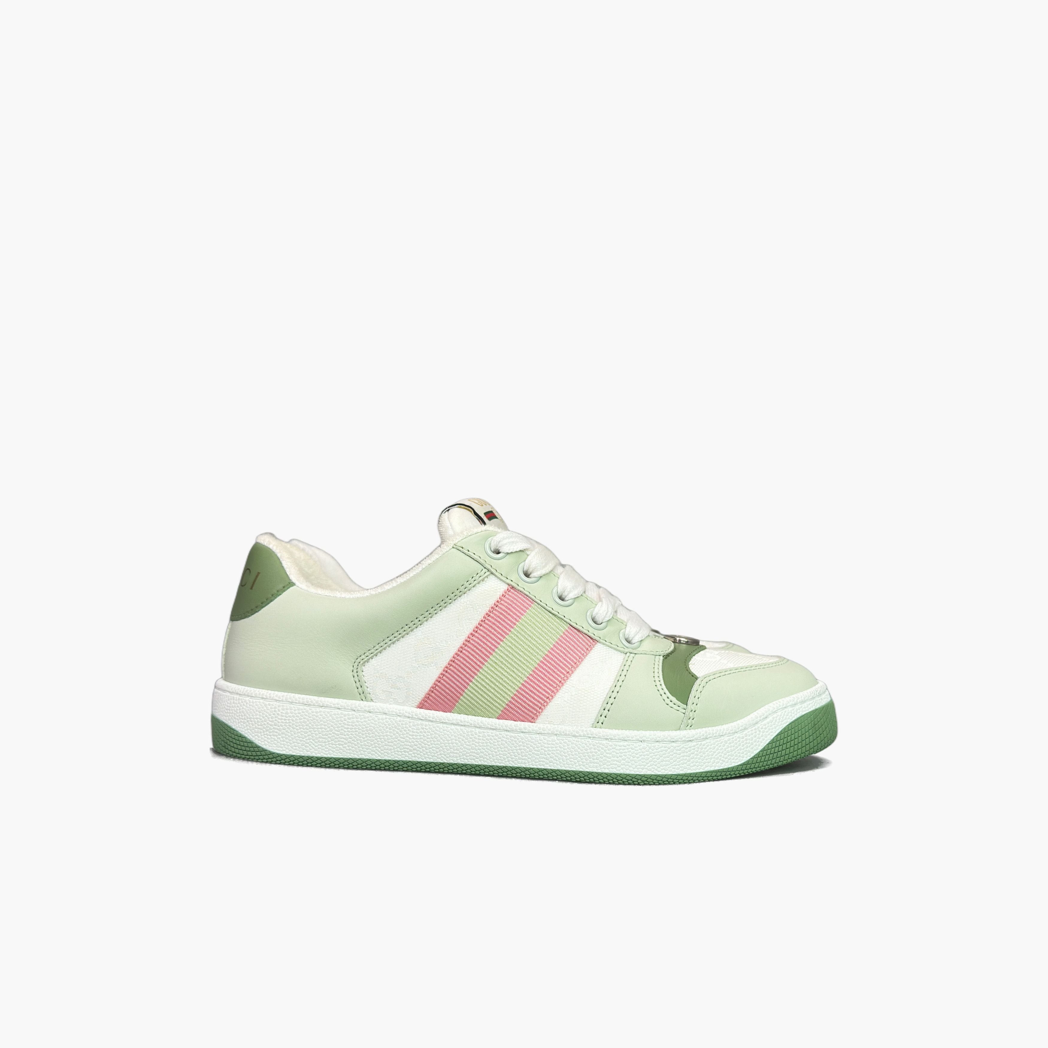 Gucci Gucci Screener Sneakers Green Size 35 Size US 5 / IT 35 - 4 Thumbnail