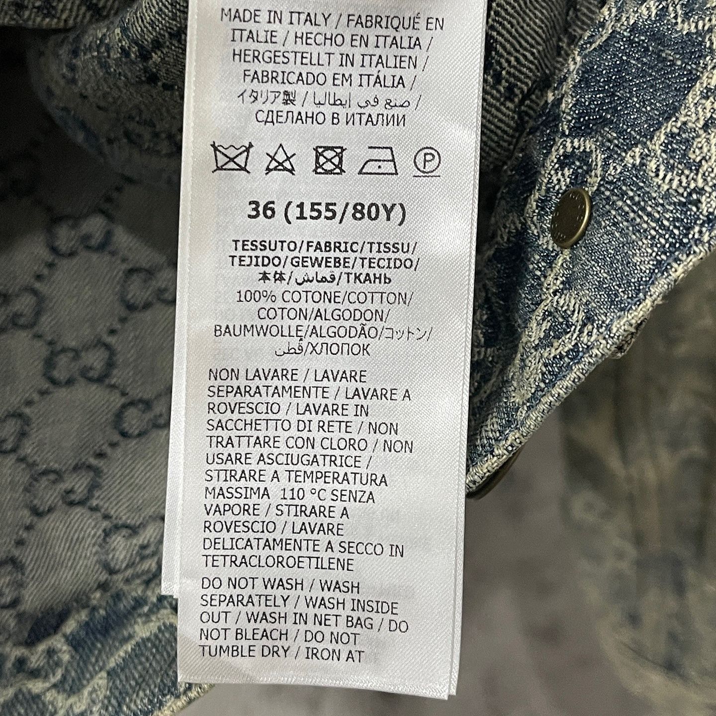 Gucci Gucci GG Monogram Denim Jacket Size 36 Size XS / US 0-2 / IT 36-38 - 4 Thumbnail