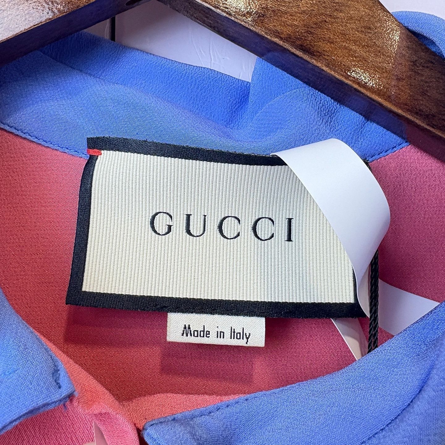 Gucci Gucci Ruffle Collar Button Up Blouse Size 40 Size S / US 4 / IT 40 - 3 Thumbnail
