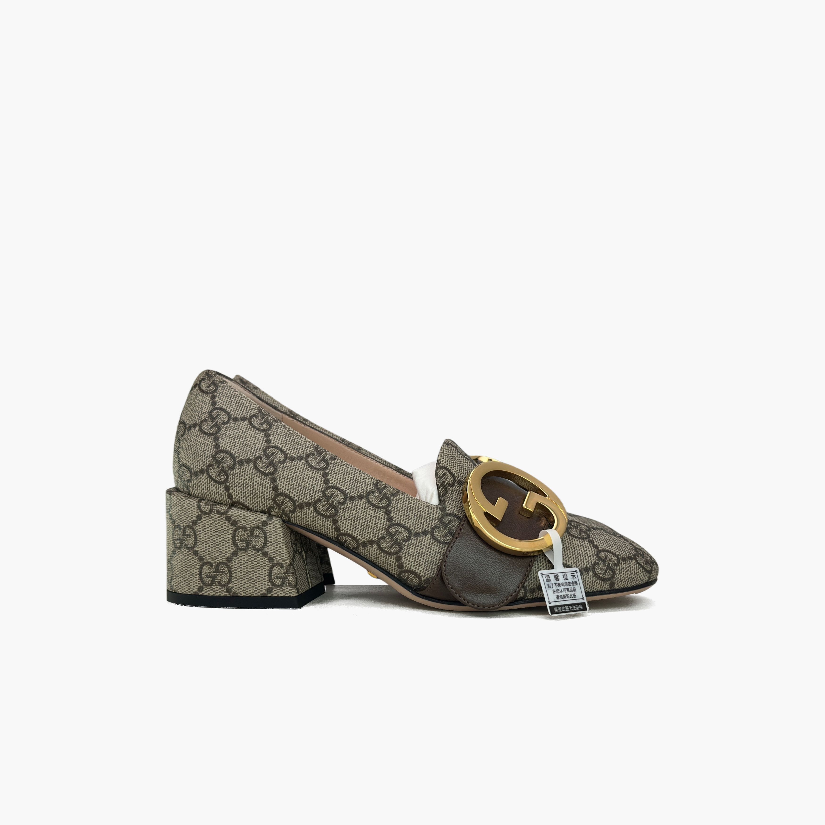 Gucci Gucci Blondie GG Supreme Heels Size 34 Size US 4 / IT 34 - 4 Thumbnail