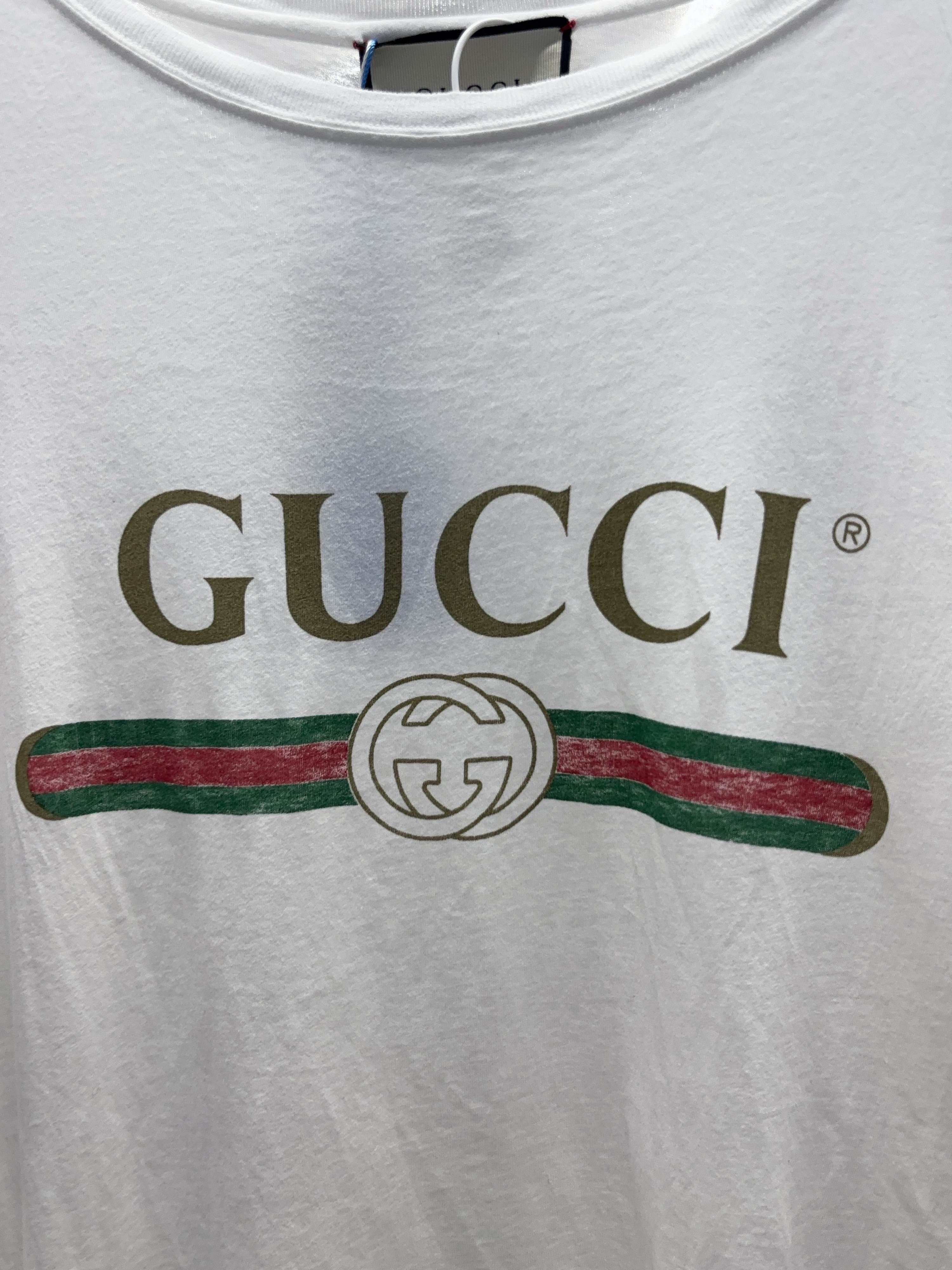 Gucci Gucci Logo Print T-Shirt Size XL Size XL / US 12-14 / IT 48-50 - 5 Thumbnail