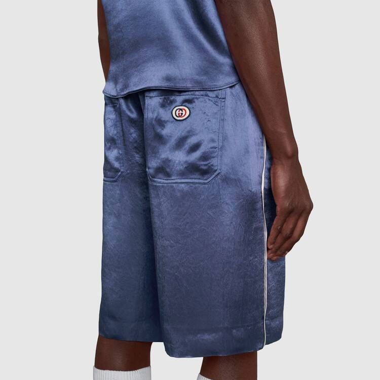 Gucci Gucci Satin Stripe Shorts Size 50 Size US 34 / EU 50 - 12 Thumbnail