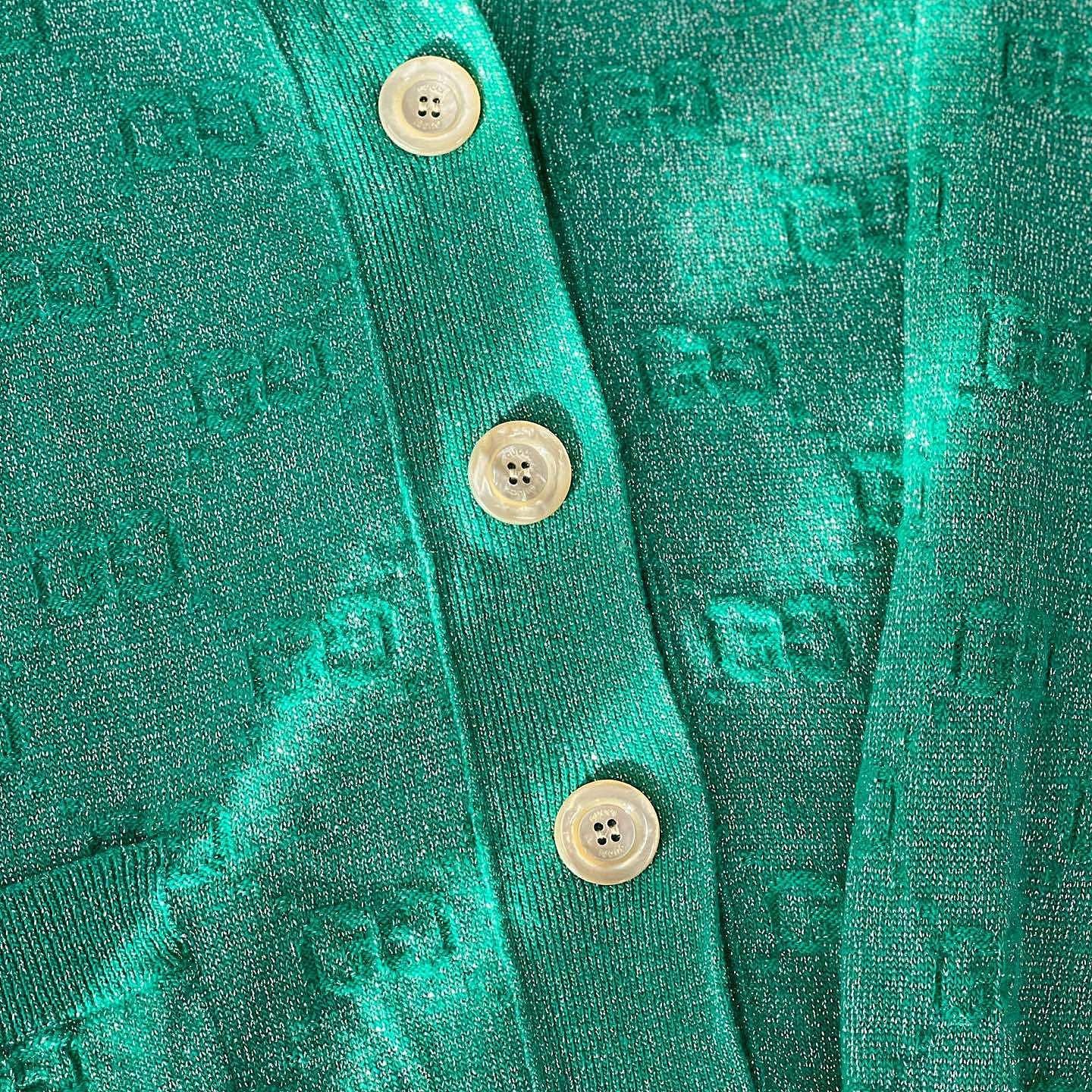 Gucci Gucci GG Pattern Knit Cardigan Size XS Size XS / US 0-2 / IT 36-38 - 5 Thumbnail