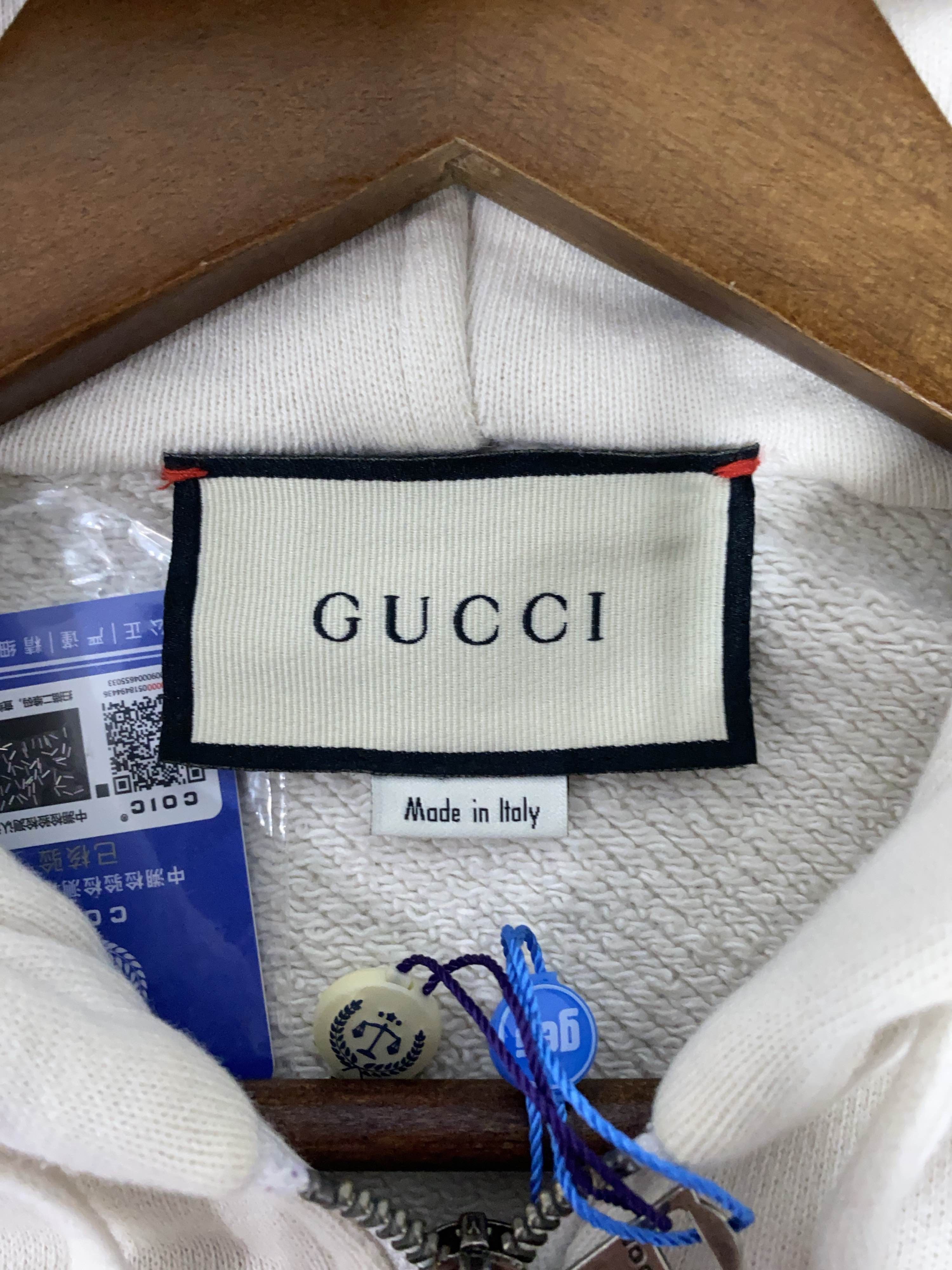 Gucci Gucci Logo Colorblock Zip Up Hoodie Size M Size US M / EU 48-50 / 2 - 3 Thumbnail