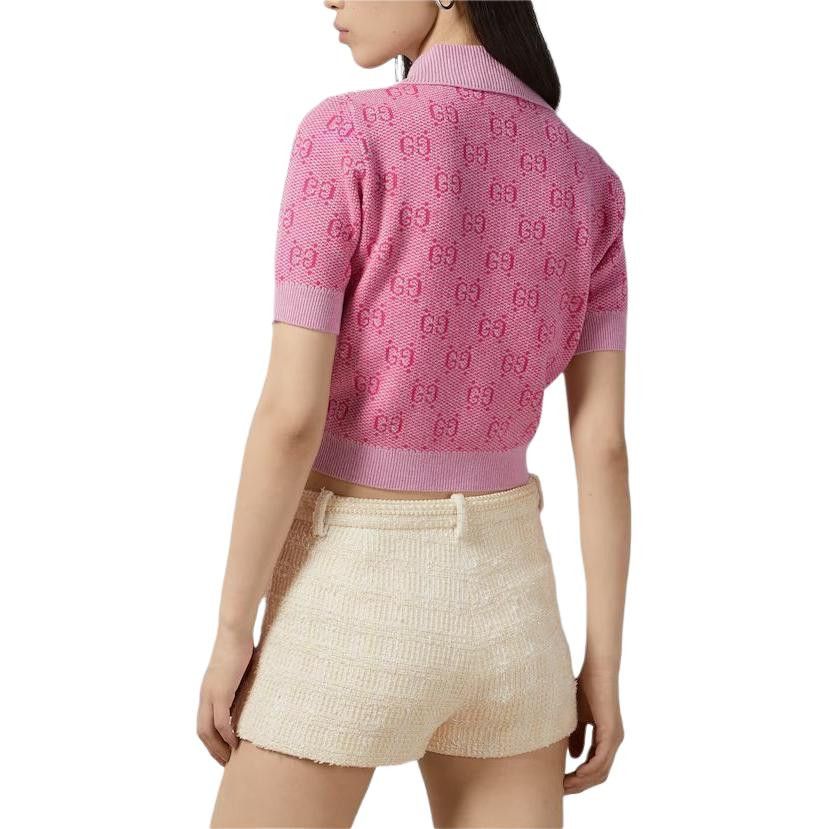 Gucci Gucci GG Monogram Knit Polo Size L Size L / US 10 / IT 46 - 7 Thumbnail