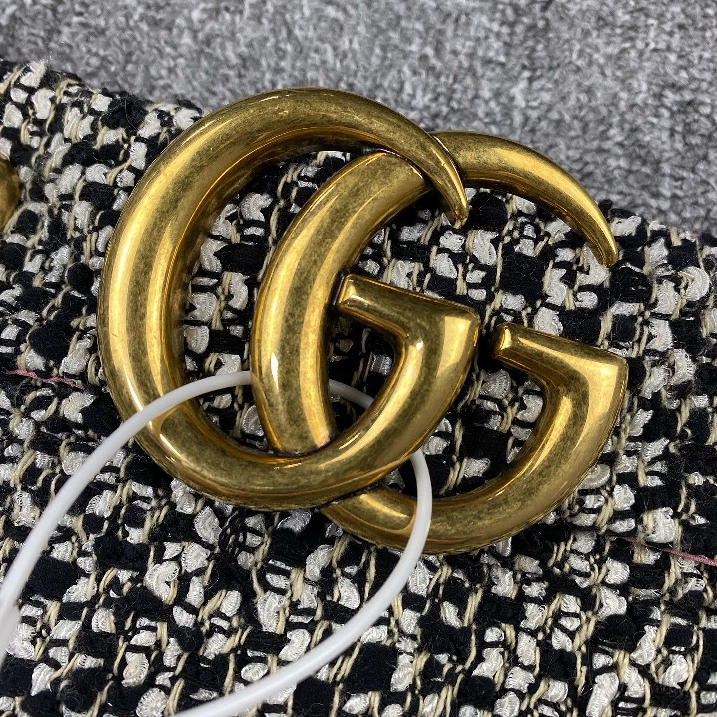 Gucci Gucci GG Buckle Tweed Mini Skirt Size 40 Size 27" / US 4 / IT 40 - 8 Thumbnail