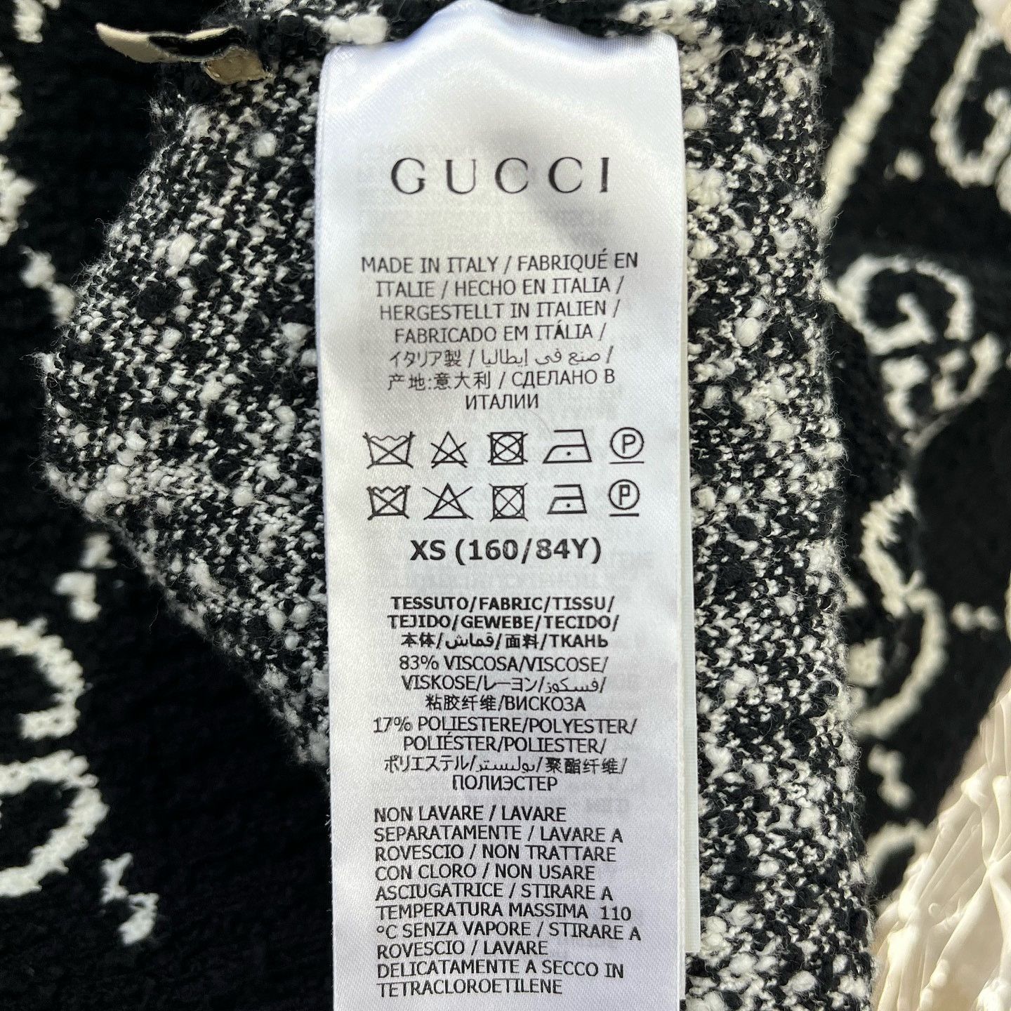 Gucci Gucci GG Monogram Knit Polo Size XS Size XS / US 0-2 / IT 36-38 - 4 Thumbnail