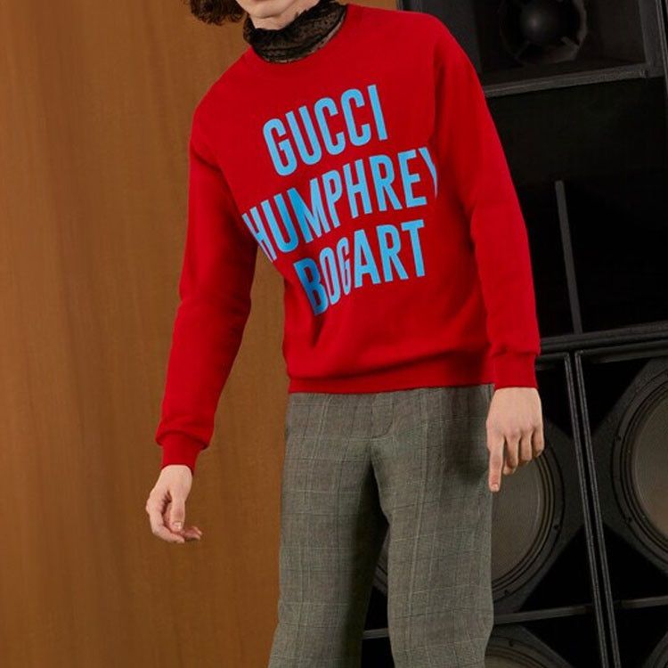 Gucci Gucci Humphrey Bogart Graphic Sweatshirt Size M Size US M / EU 48-50 / 2 - 9 Thumbnail