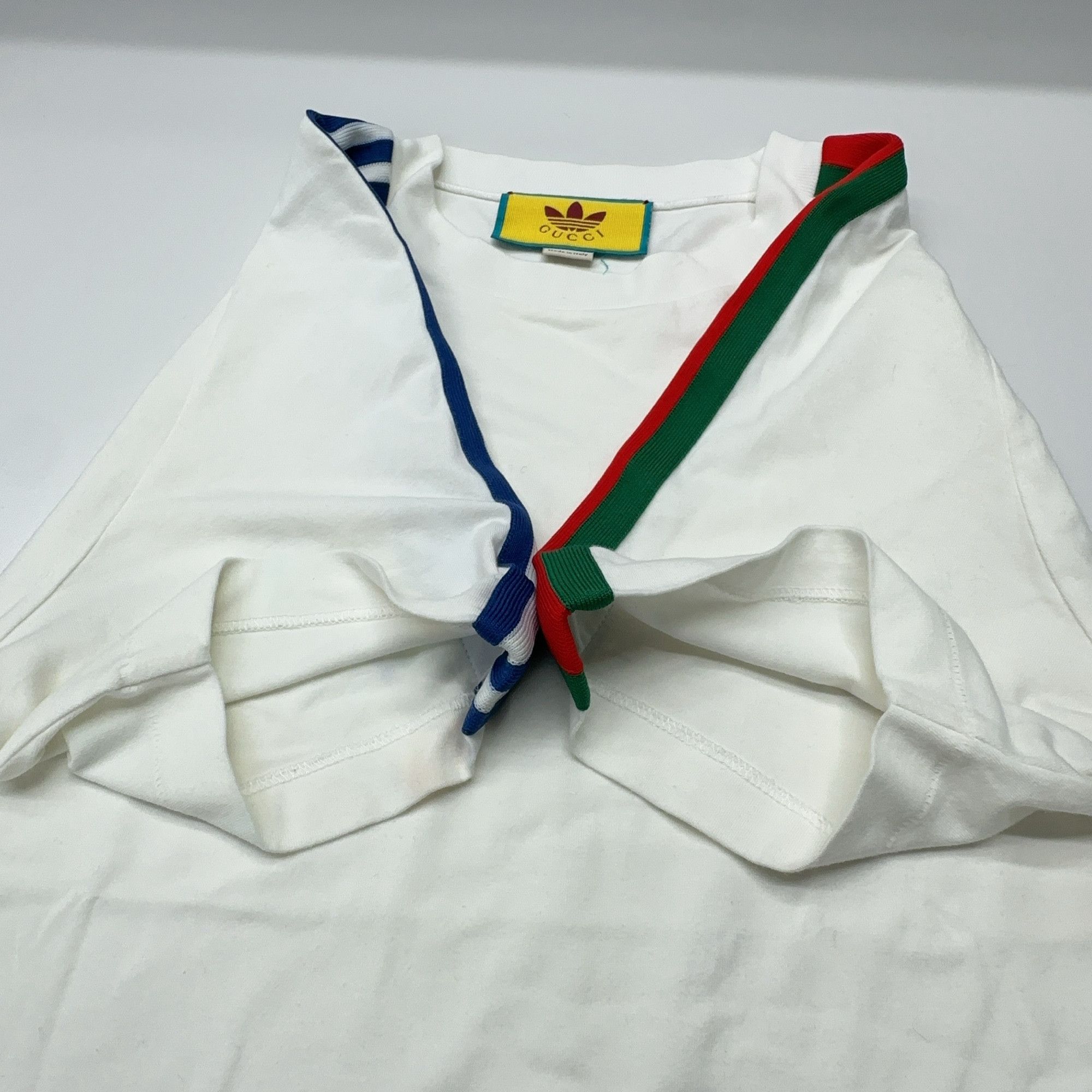 Gucci Gucci x Adidas Logo T-Shirt Size M Size US M / EU 48-50 / 2 - 8 Thumbnail