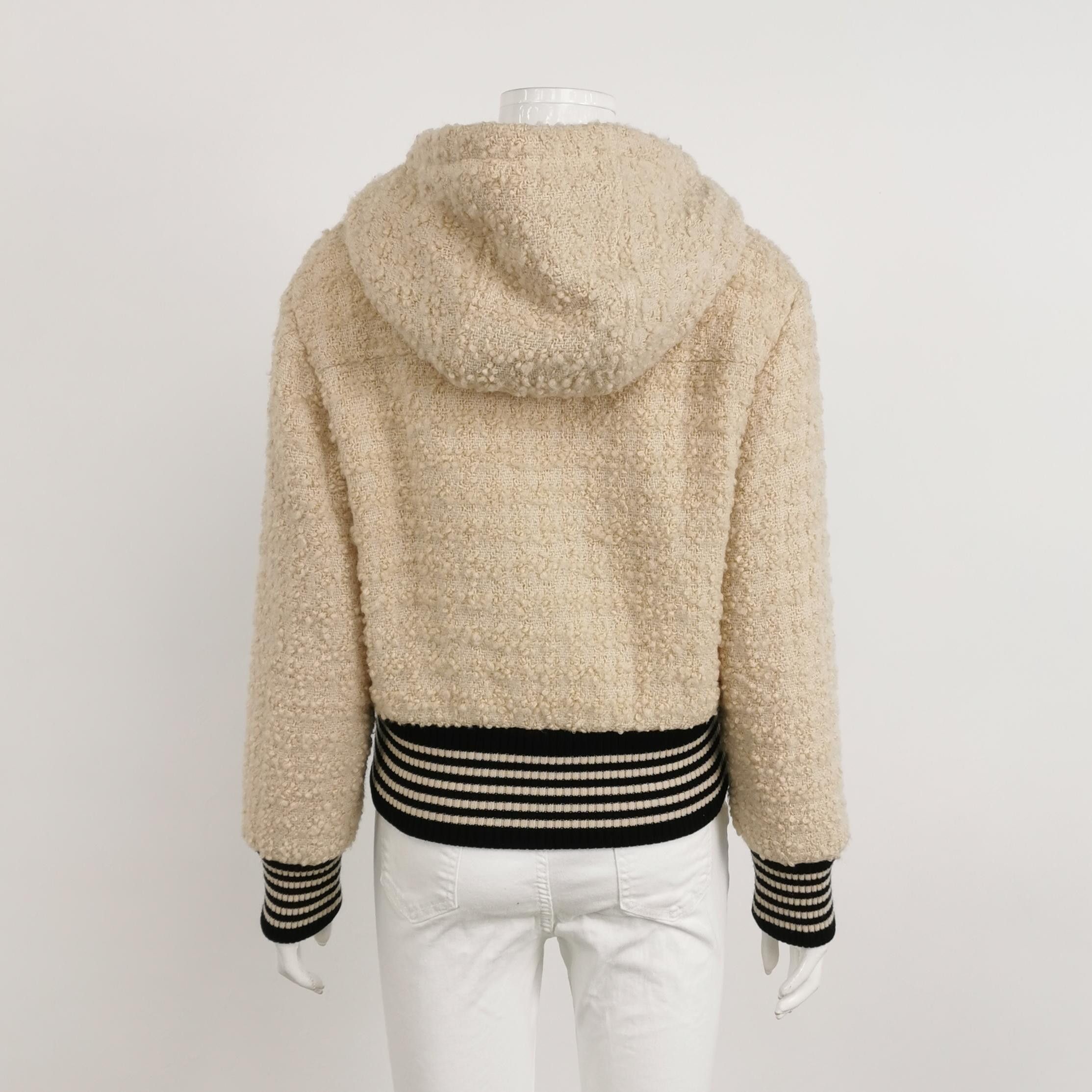 Gucci Gucci Striped Hooded Jacket Size 42 Size M / US 6-8 / IT 42-44 - 2 Thumbnail