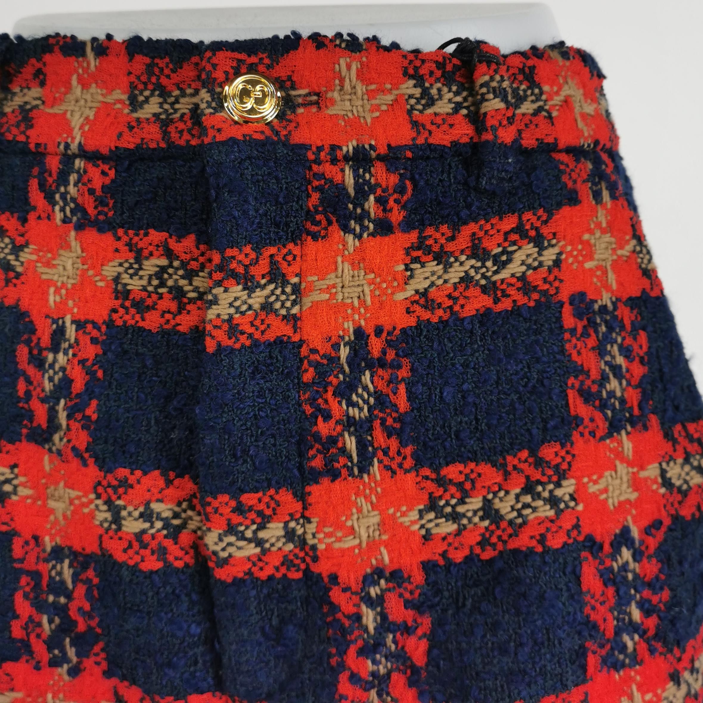 Gucci Gucci Plaid Tweed Shorts Size 36 Size 25" / US 0 / IT 36 - 3 Thumbnail