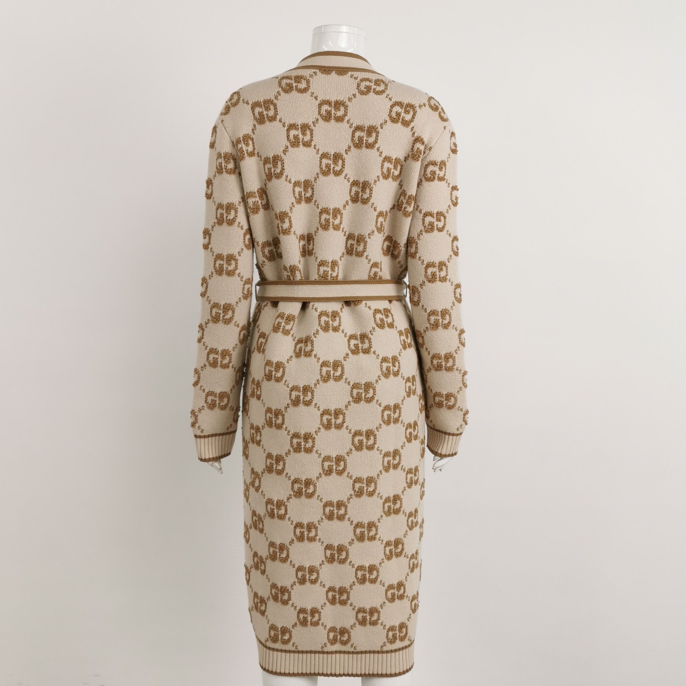 Gucci Gucci GG Monogram Belted Cardigan Size S Size S / US 4 / IT 40 - 2 Thumbnail