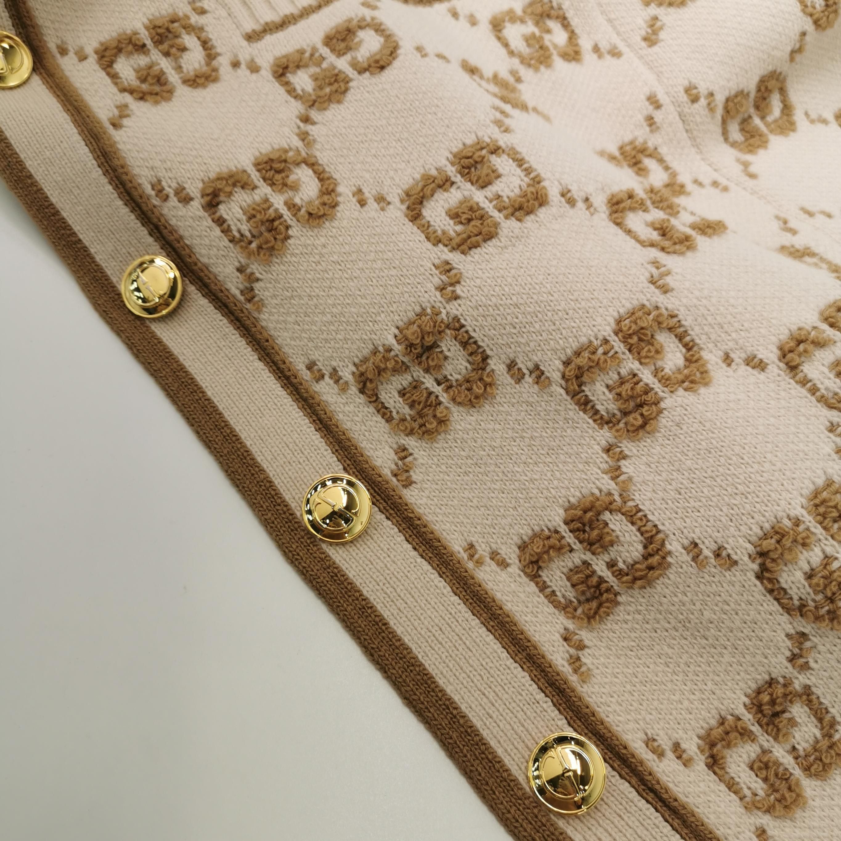 Gucci Gucci GG Monogram Belted Cardigan Size S Size S / US 4 / IT 40 - 3 Thumbnail