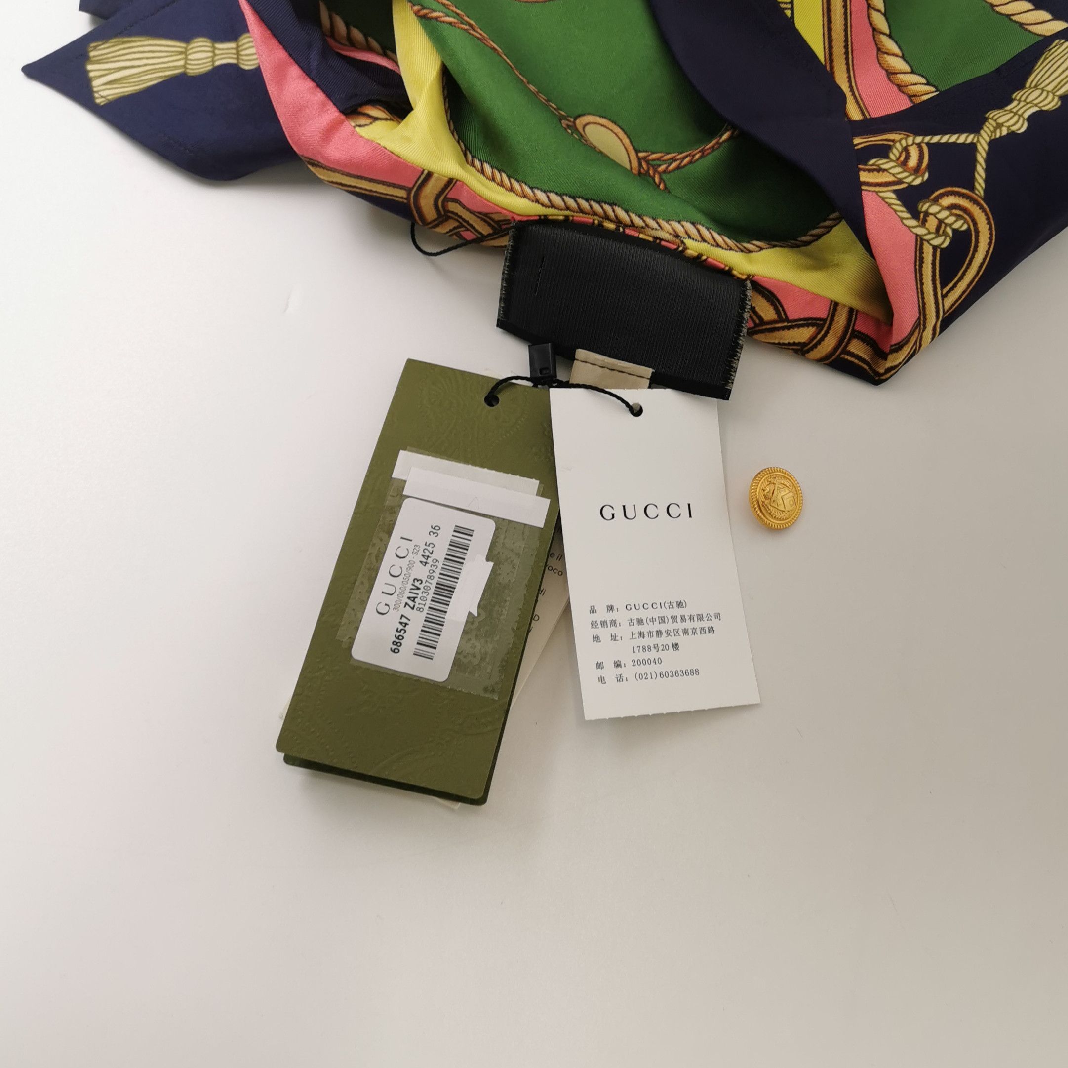 Gucci Gucci Silk Graphic Print Blouse IT 36 Size XS / US 0-2 / IT 36-38 - 4 Thumbnail