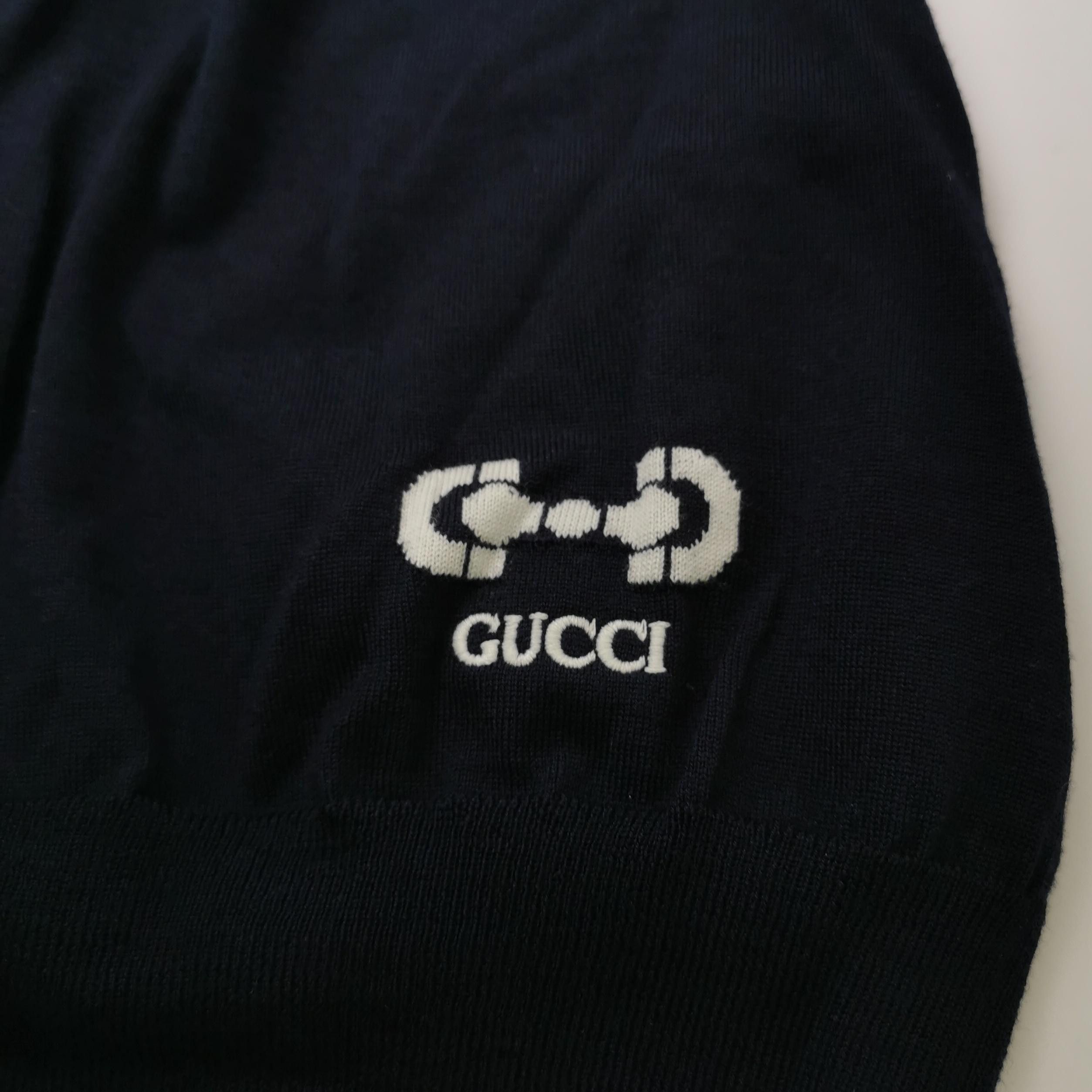 Gucci Gucci Logo Short Sleeve Sweater Size L Size L / US 10 / IT 46 - 3 Thumbnail