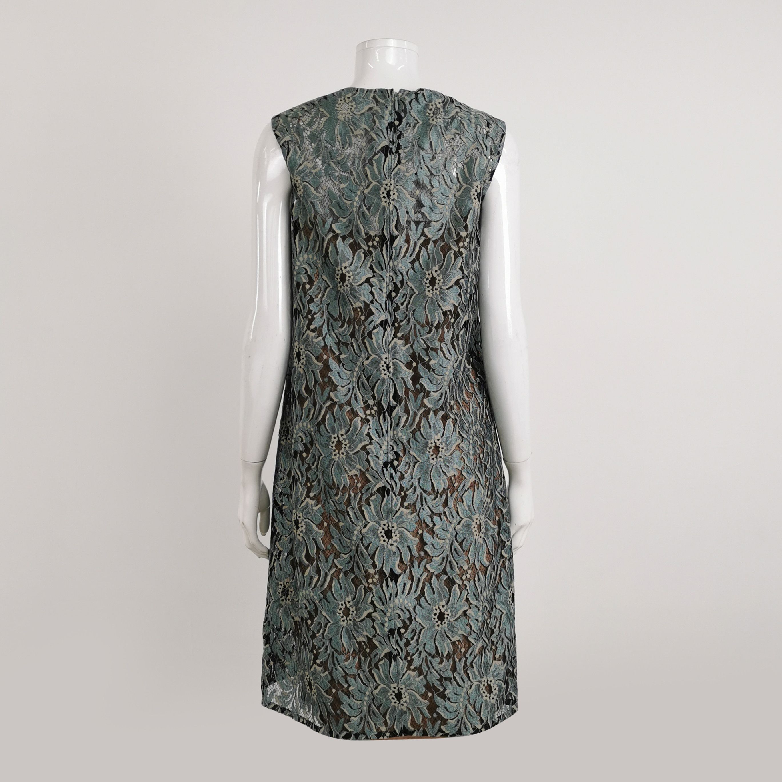 Gucci Gucci Floral Lace Sleeveless Midi Dress Size 40 Size S / US 4 / IT 40 - 2 Thumbnail