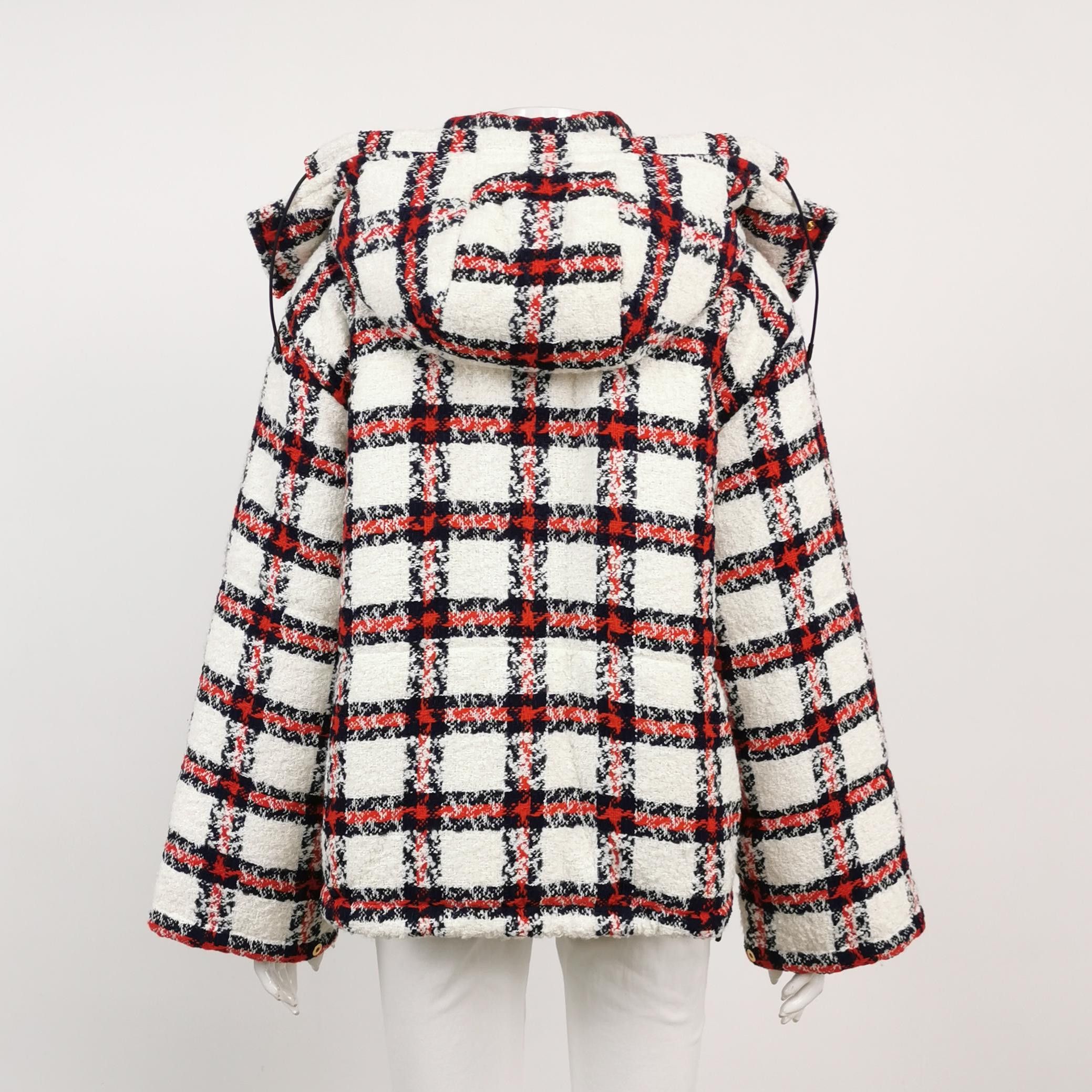 Gucci Gucci Check Hooded Jacket Size 36 Size XS / US 0-2 / IT 36-38 - 2 Thumbnail