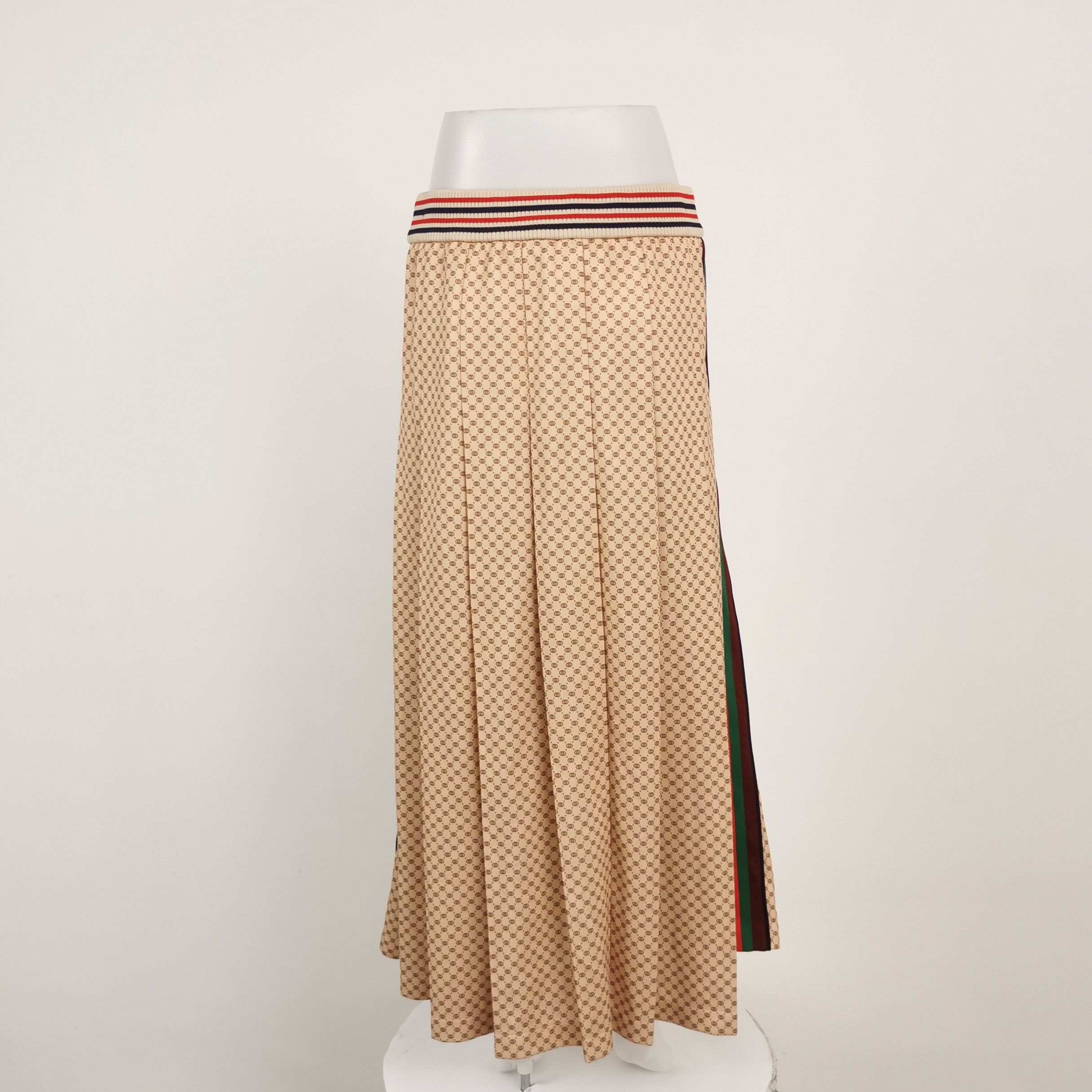 Gucci Gucci Monogram Pleated Skirt Size M Size 28" / US 6 / IT 42 - 2 Thumbnail