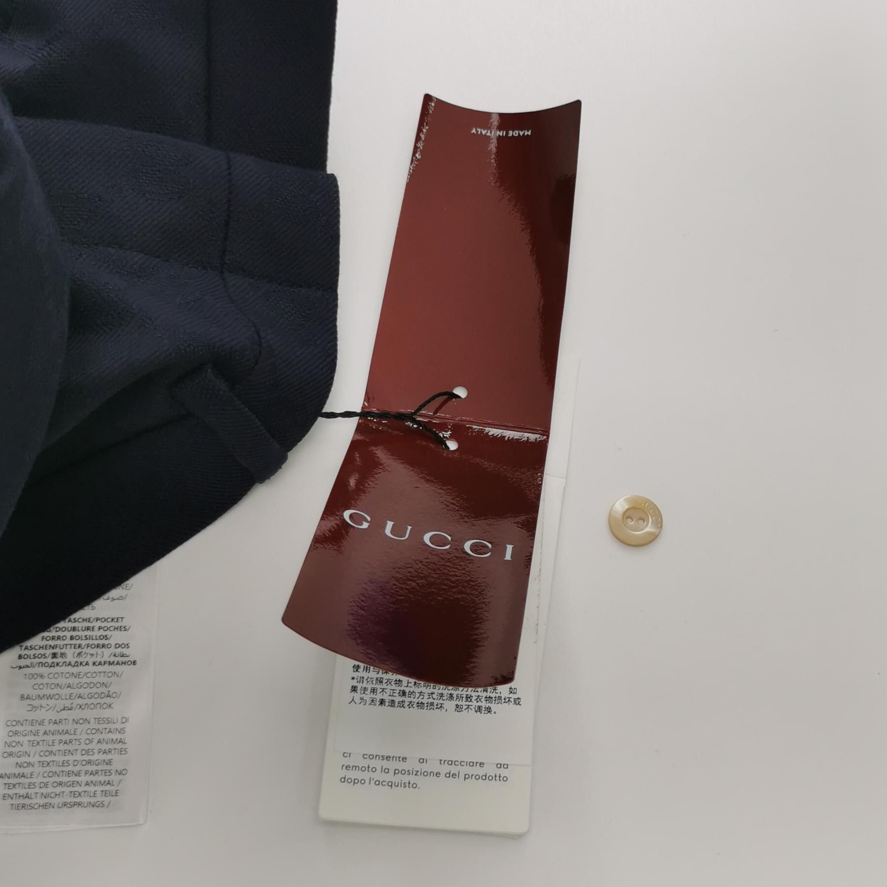 Gucci Gucci Monogram Wool Pants Size 38 Size 26" / US 2 / IT 38 - 4 Thumbnail