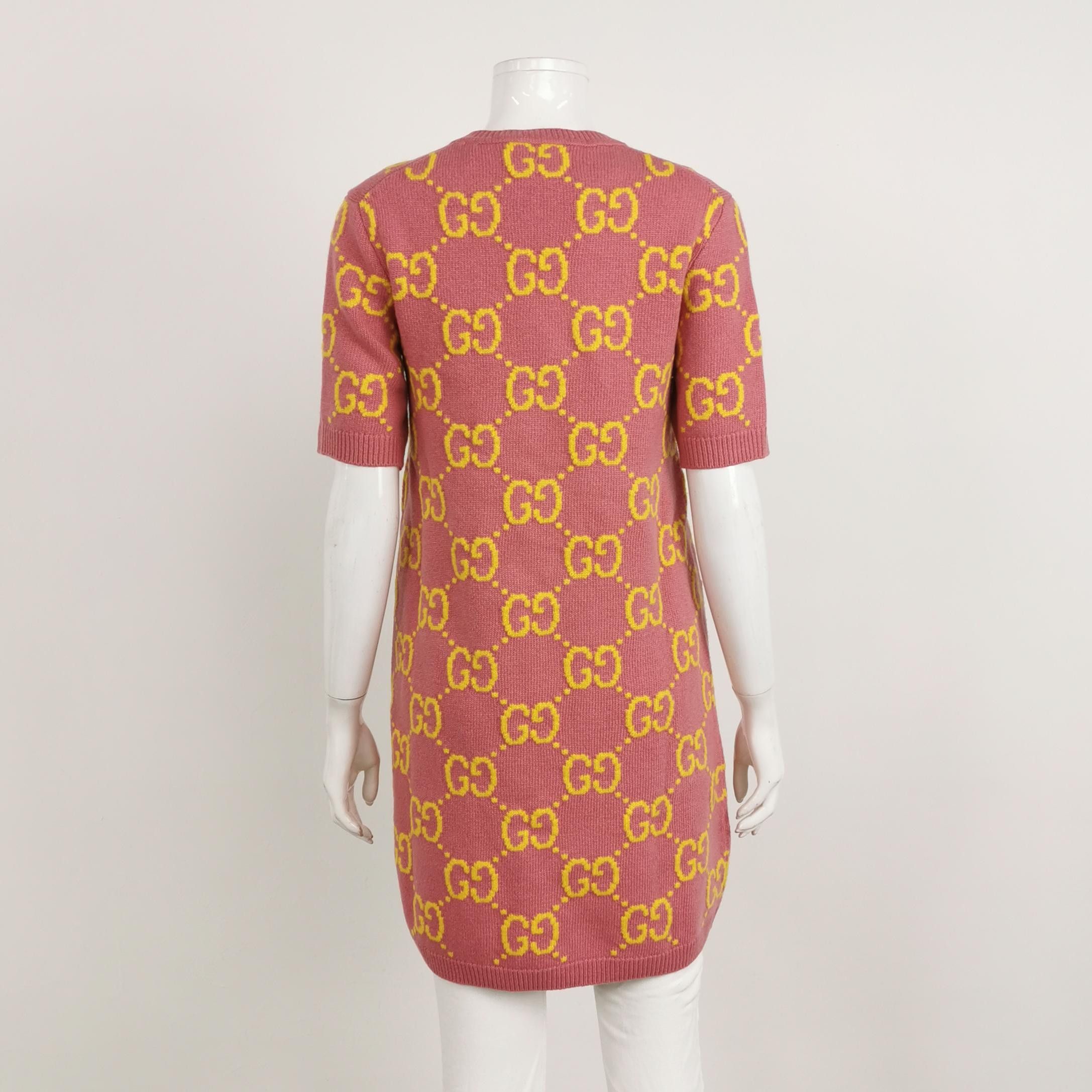 Gucci Gucci GG Logo Wool Mini Dress Size S Size S / US 4 / IT 40 - 2 Thumbnail