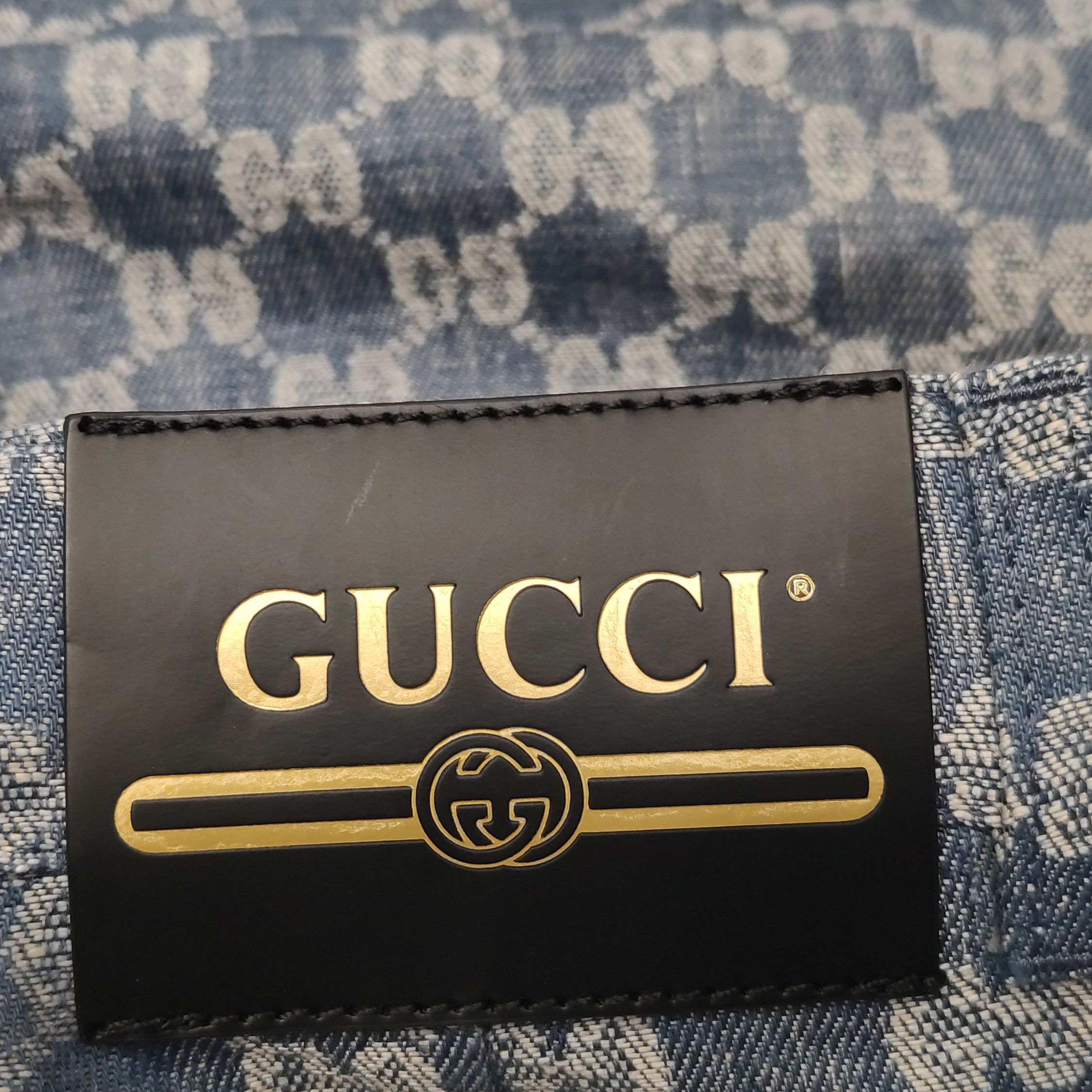 Gucci Gucci GG Monogram Linen Shorts Size 36 Size 25" / US 0 / IT 36 - 10 Thumbnail