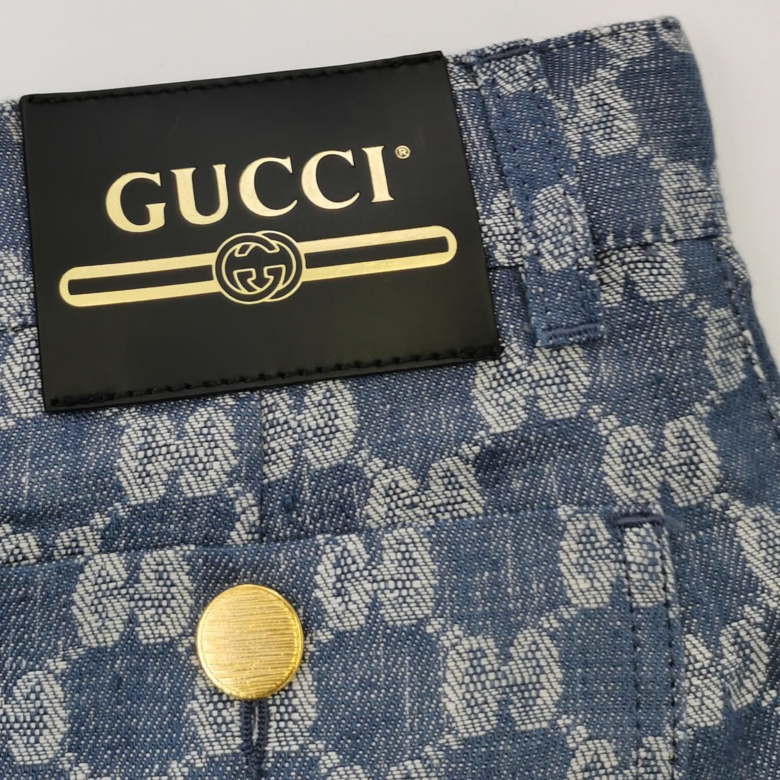 Gucci Gucci GG Monogram Linen Shorts Size 36 Size 25" / US 0 / IT 36 - 3 Thumbnail