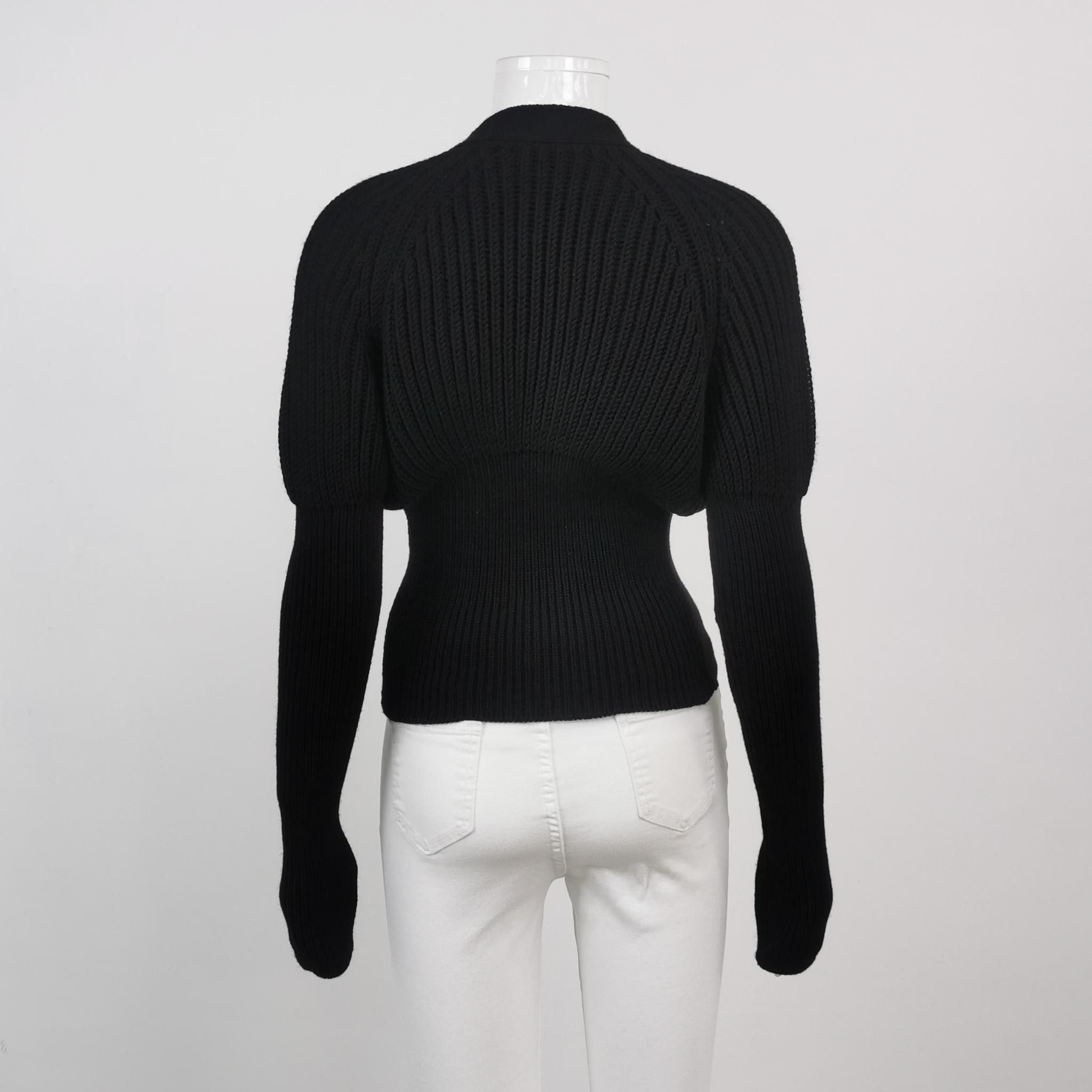Gucci Gucci Ribbed Knit Cardigan Size M Size US M / EU 48-50 / 2 - 2 Thumbnail