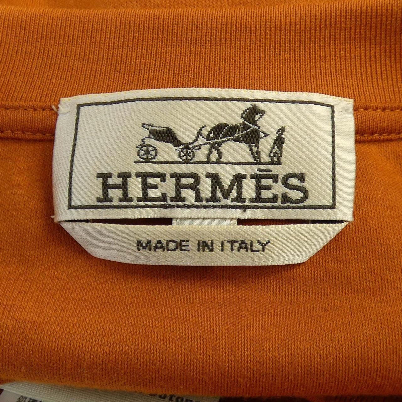 Hermes Hermes Hermes T-shirt Cotton T-shirt Textile T-Shirts DUTY FREE for USA Size ONE SIZE - 4 Thumbnail
