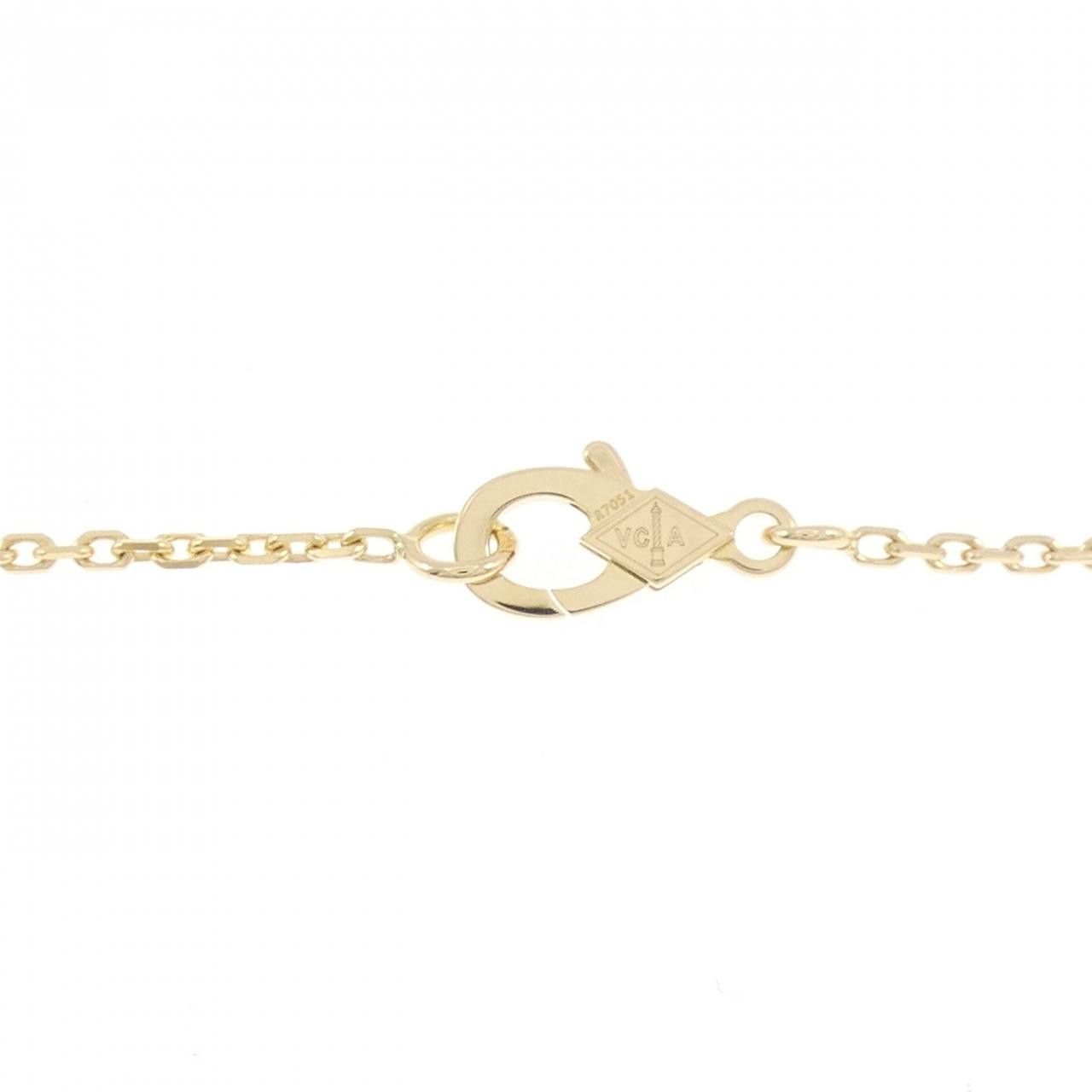Van Cleef & Arpels Van Cleef & Arpels Van Cleef & Arpels Lucky Alhambra Mother of Pearl Necklace Precious Metal Necklace VCARD99500 DUTY FREE for USA Size ONE SIZE - 4 Thumbnail