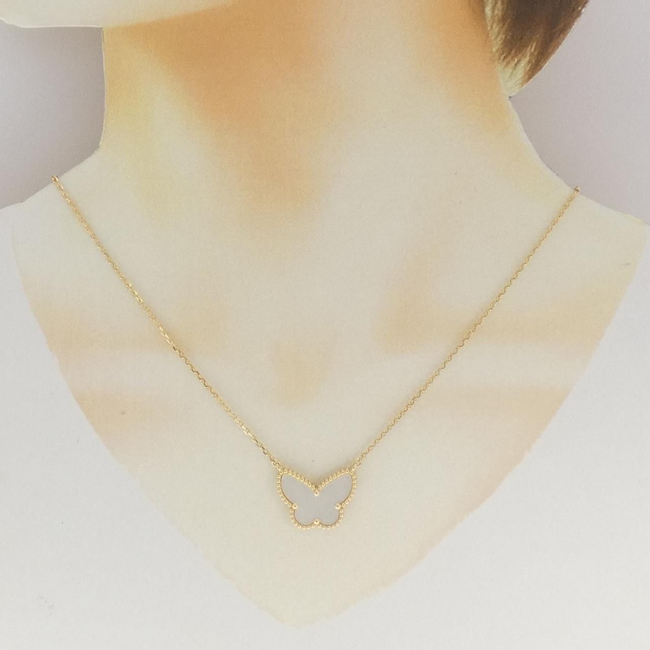 Van Cleef & Arpels Van Cleef & Arpels Van Cleef & Arpels Lucky Alhambra Mother of Pearl Necklace Precious Metal Necklace VCARD99500 DUTY FREE for USA Size ONE SIZE - 5 Thumbnail