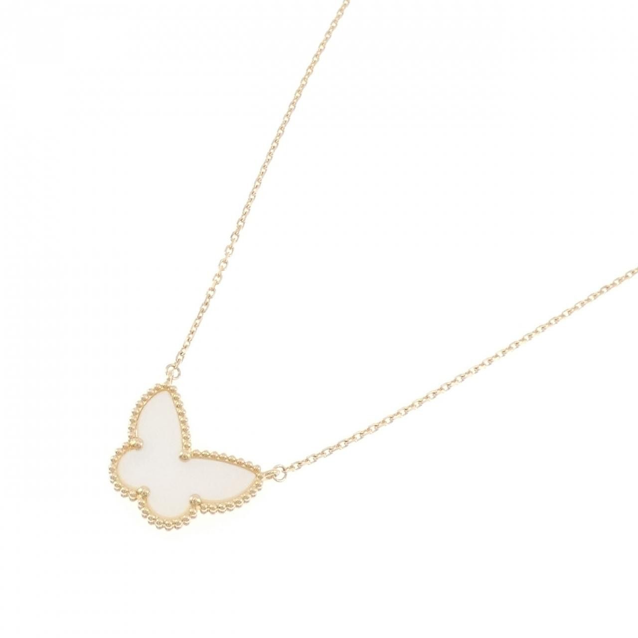 Van Cleef & Arpels Van Cleef & Arpels Van Cleef & Arpels Lucky Alhambra Mother of Pearl Necklace Precious Metal Necklace VCARD99500 DUTY FREE for USA Size ONE SIZE - 2 Thumbnail
