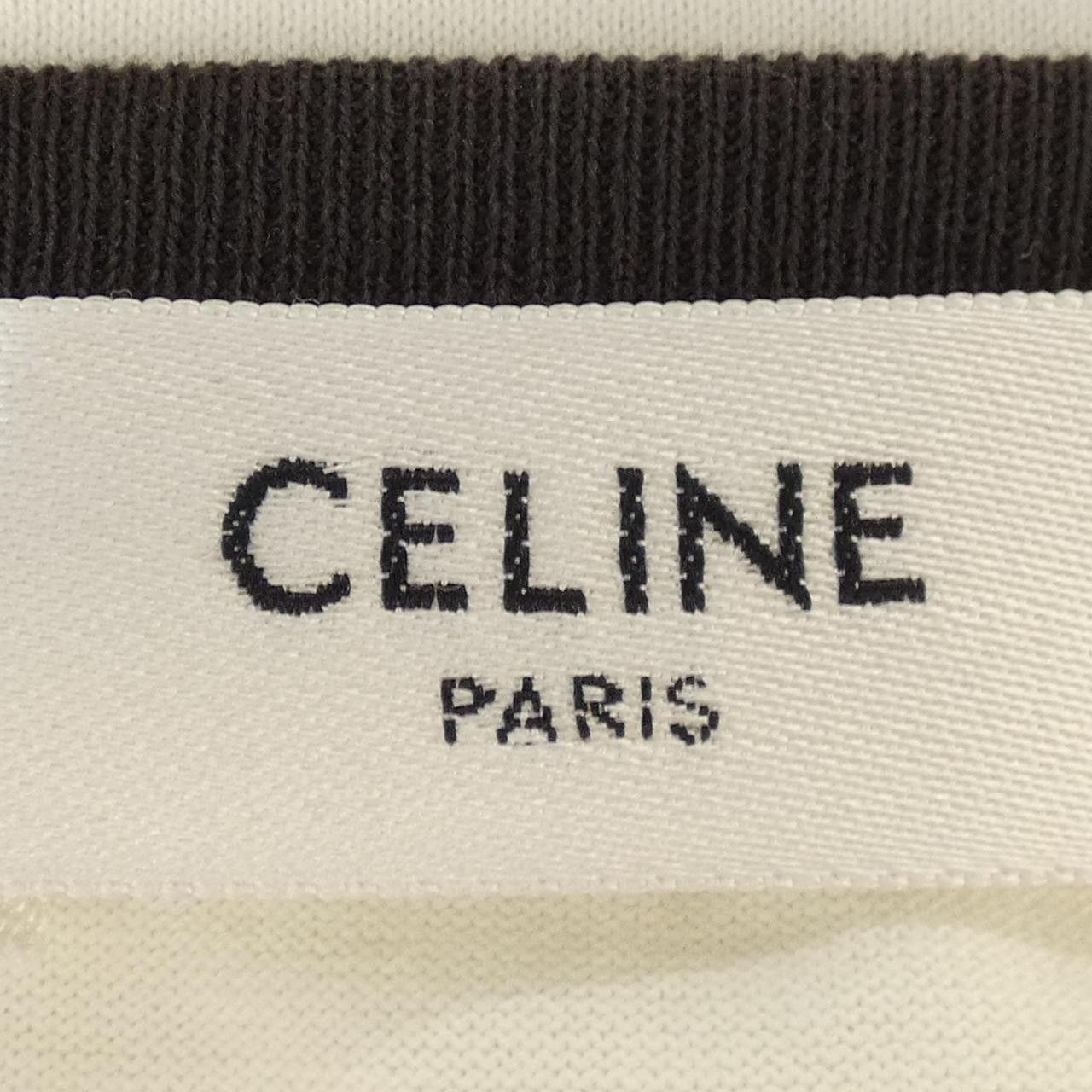 Celine Celine CELINE Cotton T Shirt Textile T-Shirts RX09C671Q DUTY FREE for USA Size ONE SIZE - 4 Thumbnail
