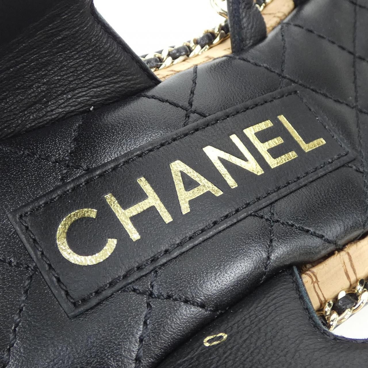 Chanel Chanel Chanel Lambskin Sandals Leather Shoes G45669X01000 DUTY FREE for USA Size ONE SIZE - 6 Thumbnail
