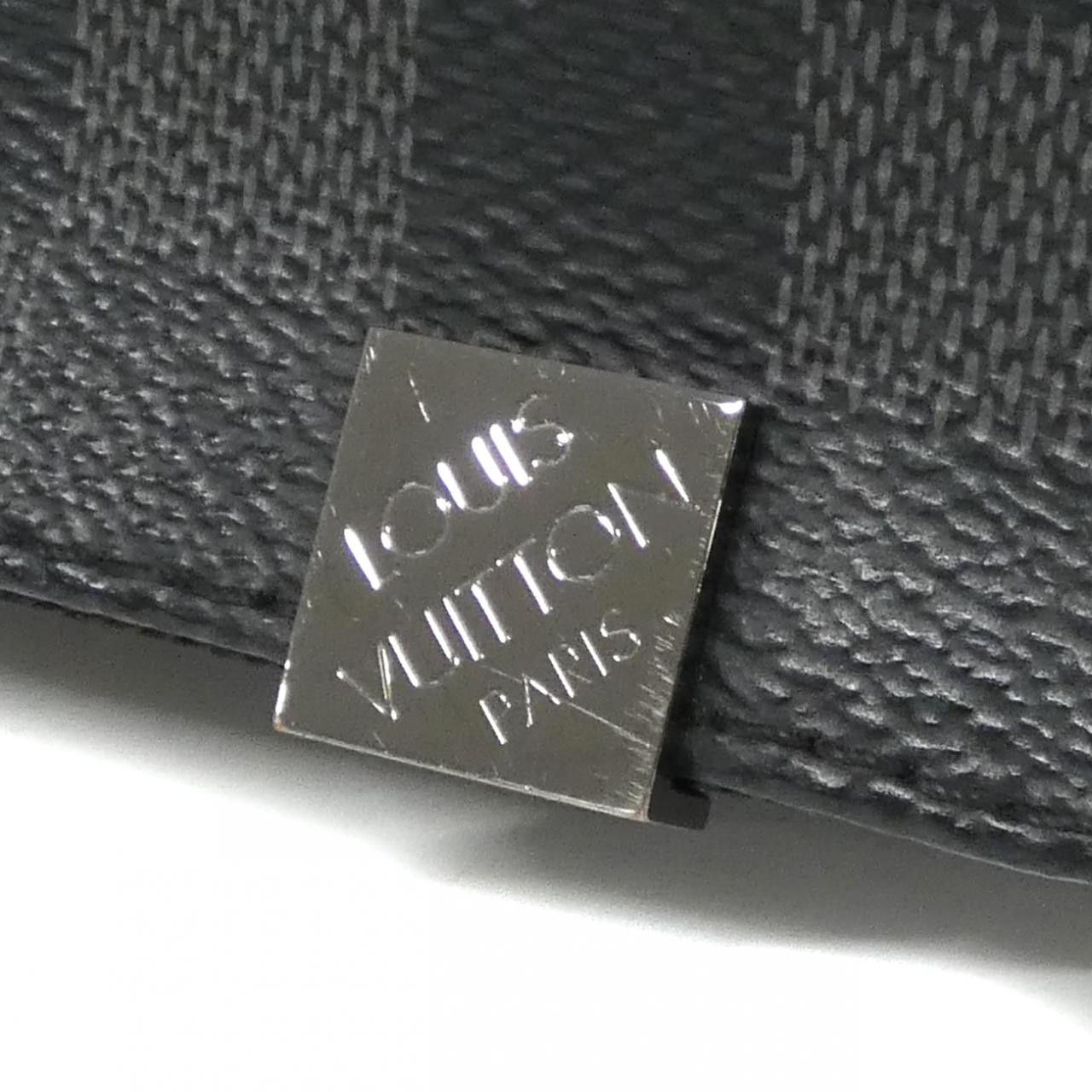 Louis Vuitton Louis Vuitton Louis Vuitton Damier Graphite Shoulder Bag Textile Shoulder Bag N41028 DUTY FREE for USA Size ONE SIZE - 4 Thumbnail