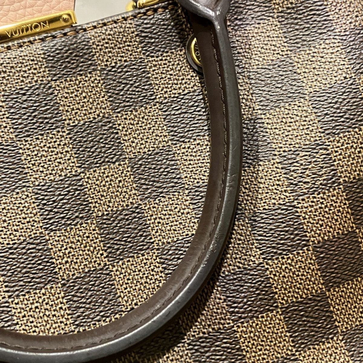 Louis Vuitton Louis Vuitton Louis Vuitton Brittany Damier Handbag Textile Handbag N41674 DUTY FREE for USA Size ONE SIZE - 8 Thumbnail