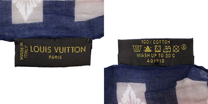 Louis Vuitton Louis Vuitton Louis Vuitton Cotton Stole Textile Scarf 401910 DUTY FREE for USA Size ONE SIZE - 10 Thumbnail