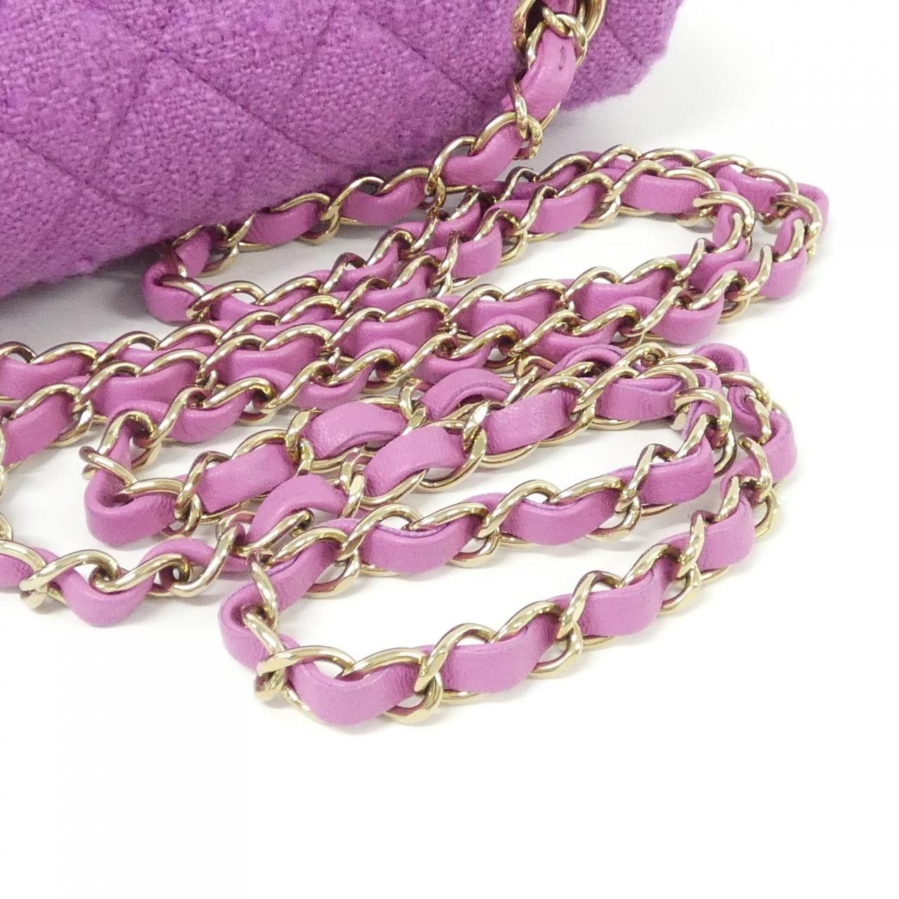 Chanel Chanel Chanel Wool Tweed Shoulder Bag Textile Shoulder Bag 69900 DUTY FREE for USA Size ONE SIZE - 5 Thumbnail