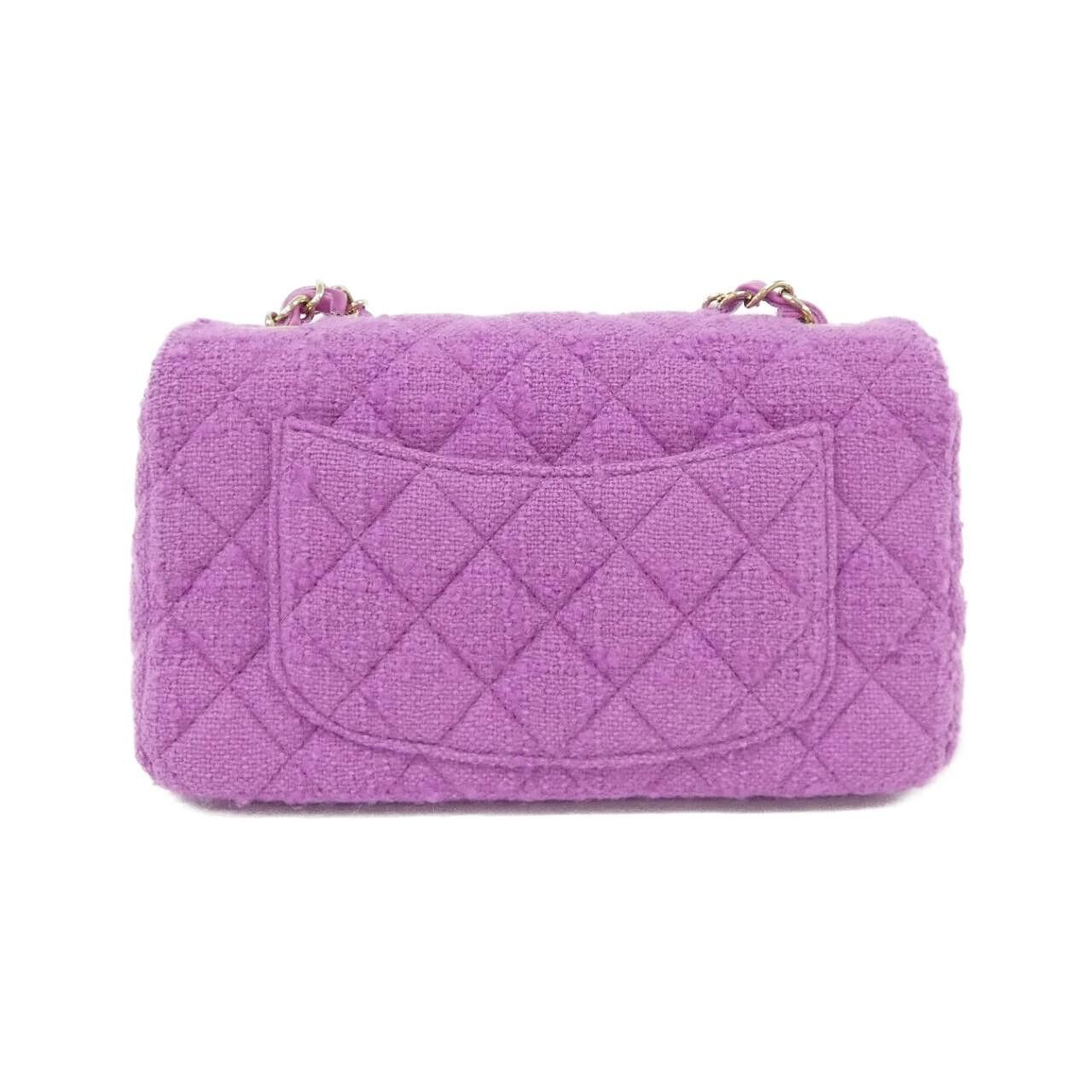 Chanel Chanel Chanel Wool Tweed Shoulder Bag Textile Shoulder Bag 69900 DUTY FREE for USA Size ONE SIZE - 2 Thumbnail