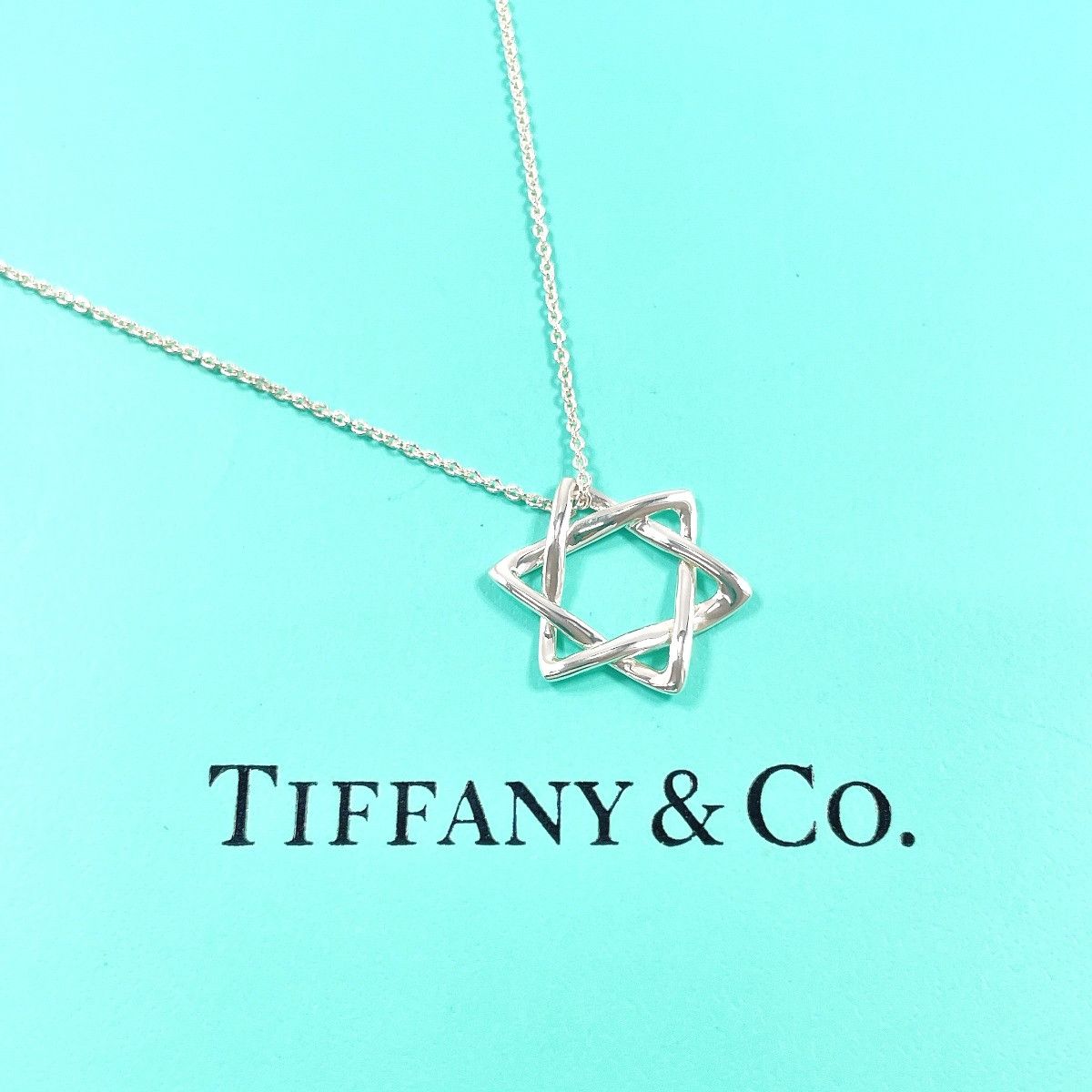 Tiffany & Co. Tiffany & Co. Tiffany & Co. Star of David Silver Necklace Precious Metal Necklace DUTY FREE for USA Size ONE SIZE - 2 Thumbnail