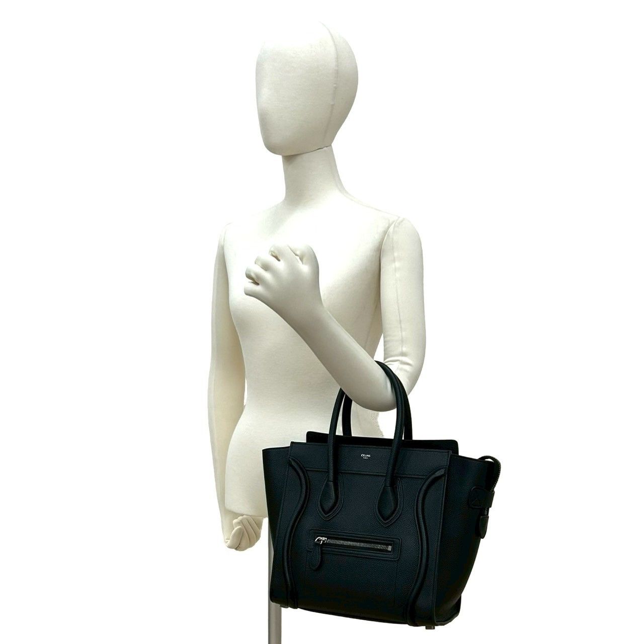 Celine Celine CELINE Luggage Micro Shopper Handbag Leather Handbag DUTY FREE for USA Size ONE SIZE - 4 Thumbnail