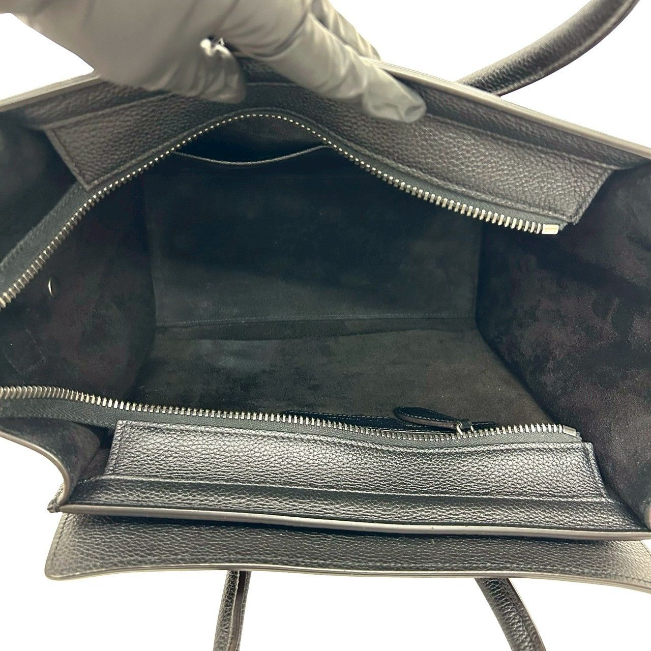 Celine Celine CELINE Luggage Micro Shopper Handbag Leather Handbag DUTY FREE for USA Size ONE SIZE - 11 Thumbnail