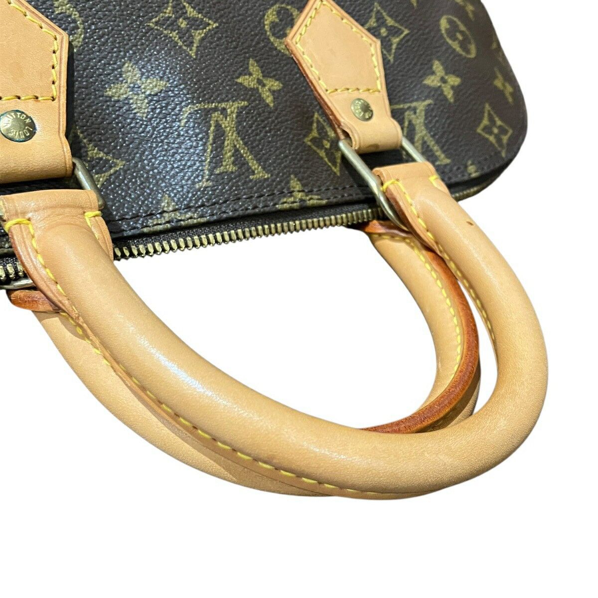 Louis Vuitton Louis Vuitton Louis Vuitton Alma Monogram Handbag Textile Handbag M51130 DUTY FREE for USA Size ONE SIZE - 7 Thumbnail