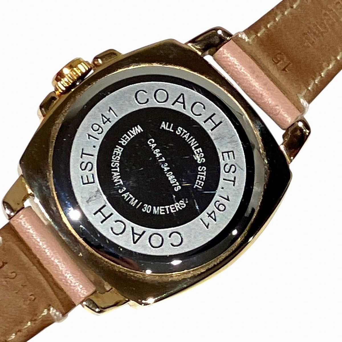 Coach Coach Coach Mini Signature Stainless Steel Quartz Watch Metal Quartz CA.64.7.34.0697S DUTY FREE for USA Size ONE SIZE - 5 Thumbnail