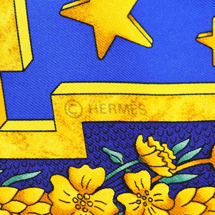 Hermes Hermes Hermes Carre90 CARPE DIEM Silk Scarf Textile Scarf DUTY FREE for USA Size ONE SIZE - 6 Thumbnail