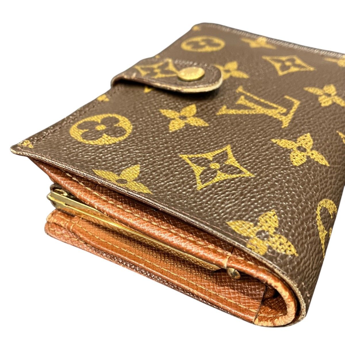 Louis Vuitton Louis Vuitton Louis Vuitton Porte Monnaie Viennois Monogram wallet Textile Short Wallet M61663 DUTY FREE for USA Size ONE SIZE - 8 Thumbnail