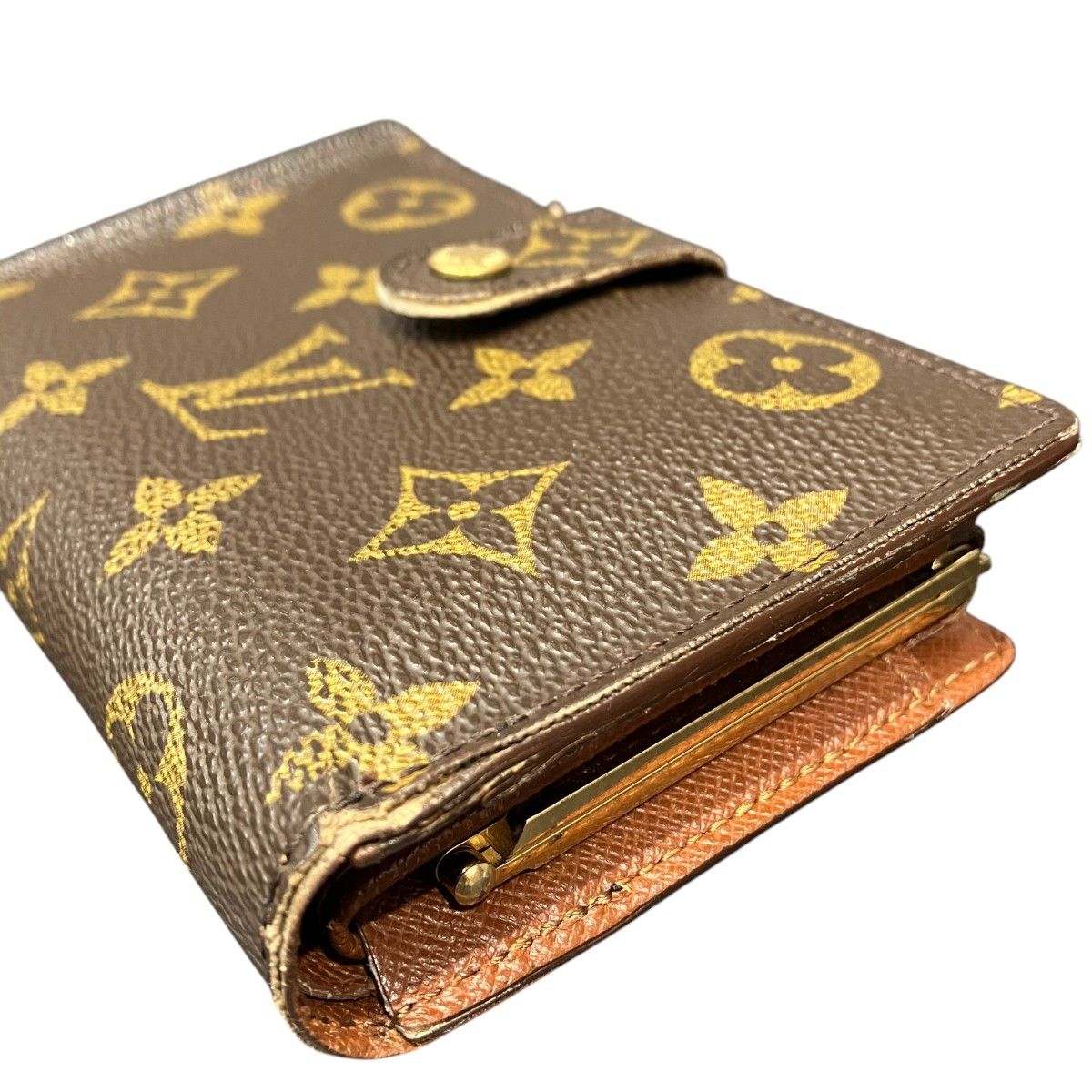 Louis Vuitton Louis Vuitton Louis Vuitton Porte Monnaie Viennois Monogram wallet Textile Short Wallet M61663 DUTY FREE for USA Size ONE SIZE - 7 Thumbnail